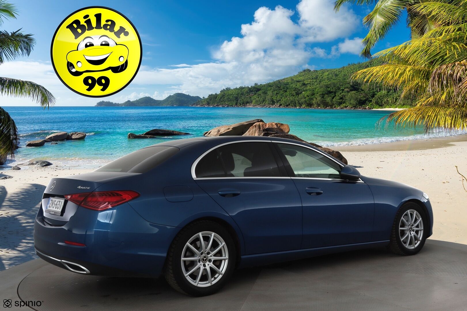 Mercedes-Benz C 2022 200 4MATIC A Business * Vakkari / P.Kamera / LED / Puolinahat / Digimittaristo / Ratinlämmitin / Facelift * - 1.Om Suomi-auto / Kahdet renkaat aluvanteilla