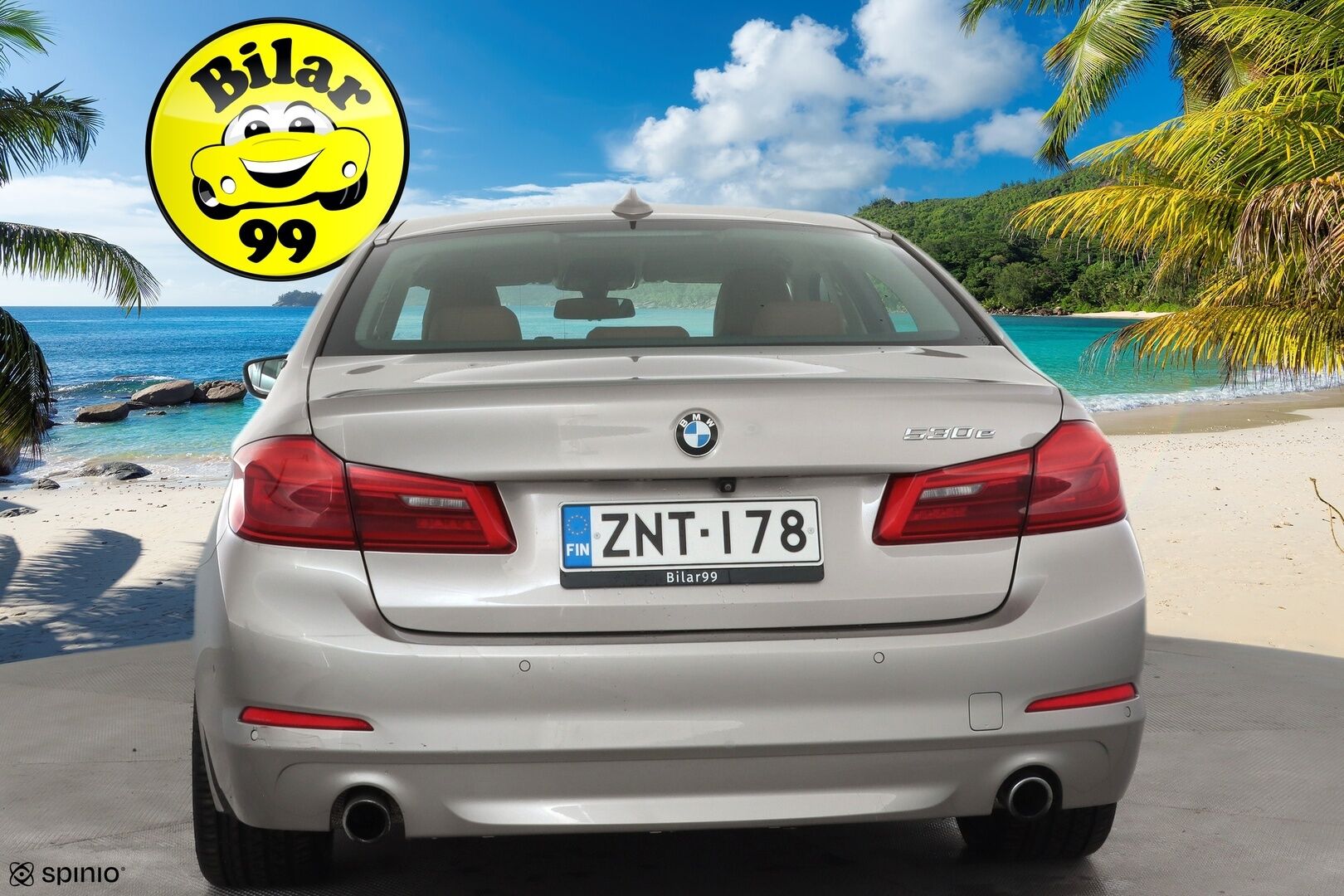 BMW 530 2018 G30 Sedan 530e A iPerformance * Vakkari / HUD / H&K / 360° / Ruskeat sporttinahat / Adapt.LED / Digimittaristo / Navi * - Kahdet renkaat aluvanteilla - HULLUT AVAJAISHULINAT KORKOTARJOUS 3,29 %