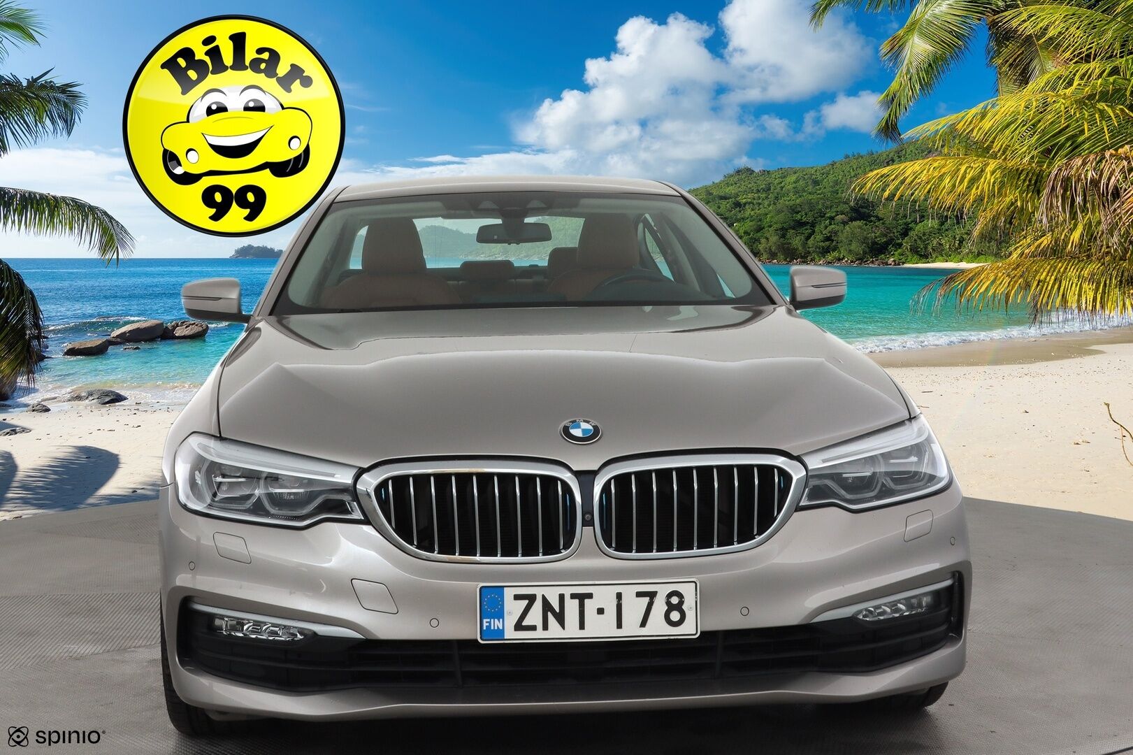 BMW 530 2018 G30 Sedan 530e A iPerformance * Vakkari / HUD / H&K / 360° / Ruskeat sporttinahat / Adapt.LED / Digimittaristo / Navi * - Kahdet renkaat aluvanteilla - HULLUT AVAJAISHULINAT KORKOTARJOUS 3,29 %