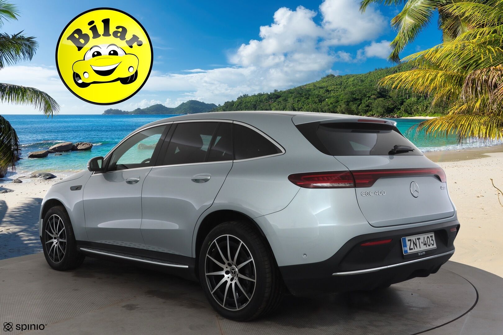 Mercedes-Benz EQC 2022 400 4MATIC Business AMG - | Koukku | ILP | Widescreen | HUD | Distronic | Comfort-penkit Muistilla | 360 | Burmester | Lasikattoluukku | IHC+ | Katveavustin | Navi | Keyless | 2x Latauskaapelit | Kahdet renkaat | Suomi-auto |