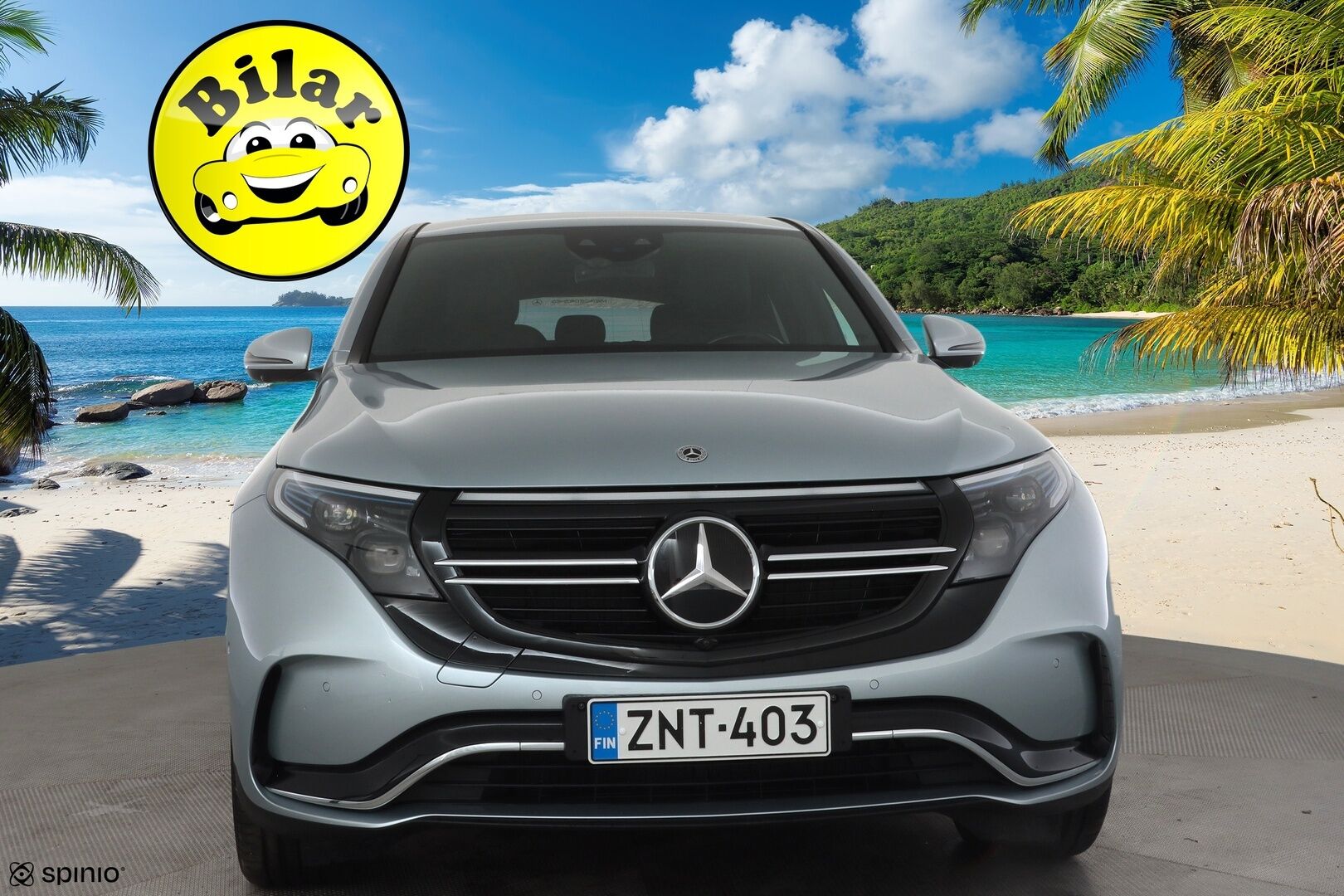 Mercedes-Benz EQC 2022 400 4MATIC Business AMG - | Koukku | ILP | Widescreen | HUD | Distronic | Comfort-penkit Muistilla | 360 | Burmester | Lasikattoluukku | IHC+ | Katveavustin | Navi | Keyless | 2x Latauskaapelit | Kahdet renkaat | Suomi-auto |