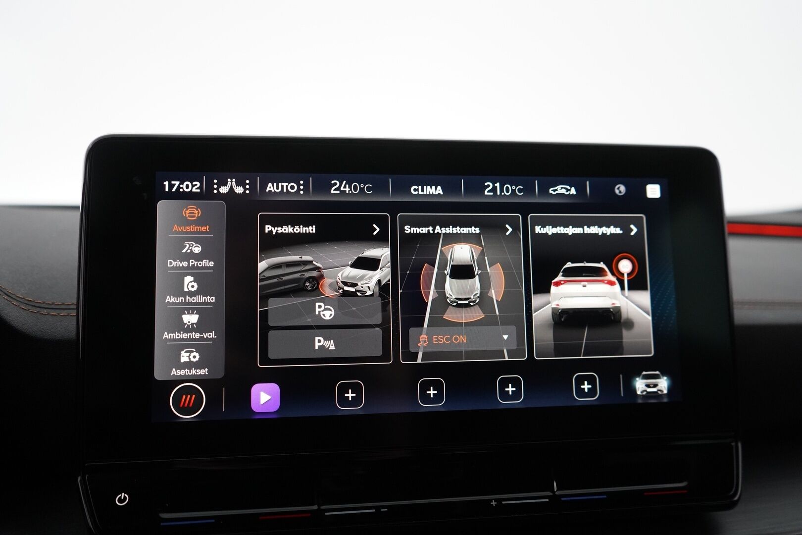 Cupra Formentor 2021 1.4 PHEV 150 kW e-HYBRID DSG * ACC / Puolinahkasisusta / Sporttipenkit / Keyless / Kaistavahti * - Suomi-auto / Kahdet renkaat vanteineen / Akku kuntotarkastettu - HULLUT AVAJAISHULINAT KORKOTARJOUS 3,29 %