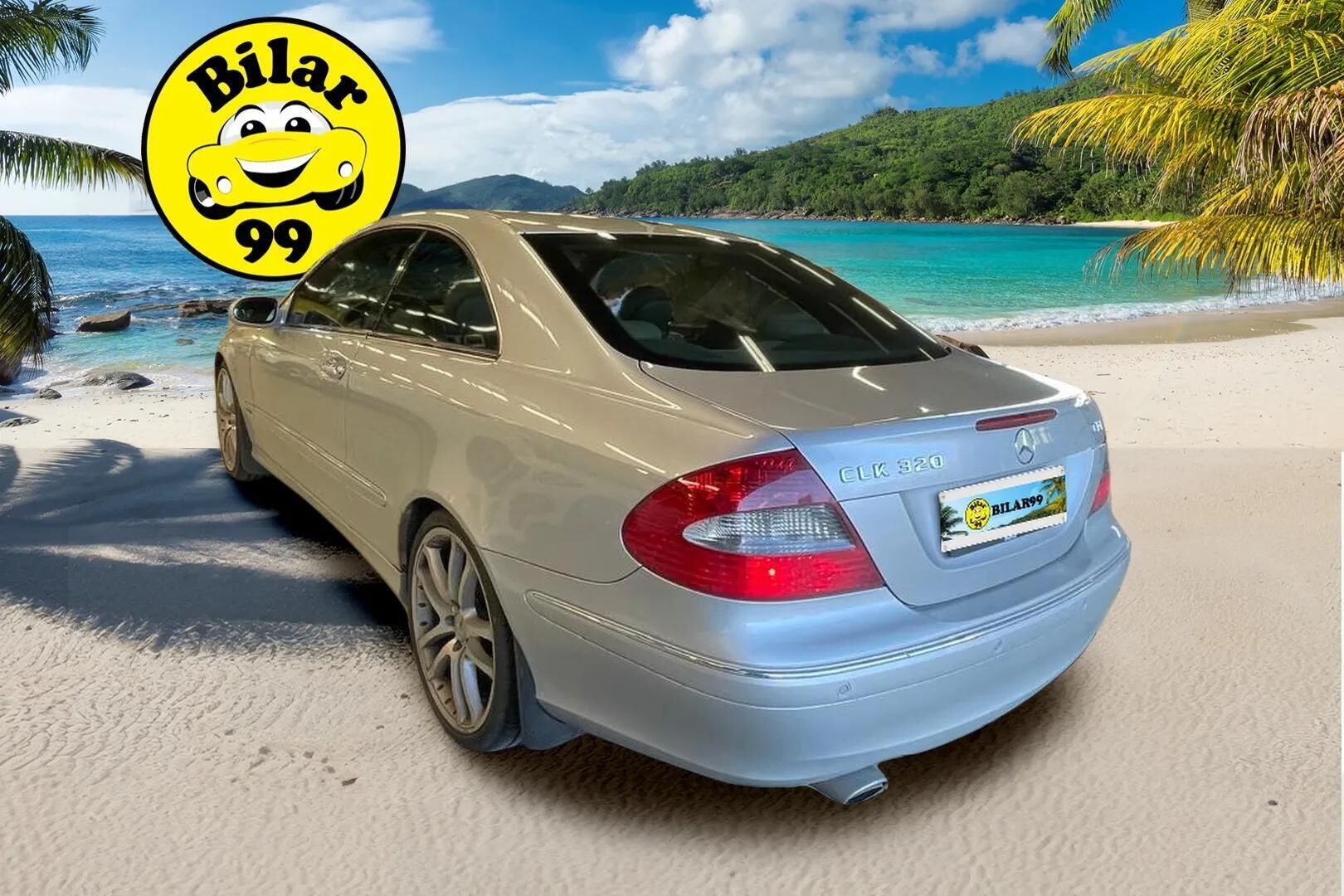 Mercedes-Benz CLK 2007 CLK 320 CDI Coupé (AD) 2ov 2987cm3 A * tutkat eteen ja taakse / Nahka sisusta / Ortopedi penkit / muistipenkit / Vakkari * - * harvinainen / hyvin pidetty yksilö fiksulla huoltohistorialla *