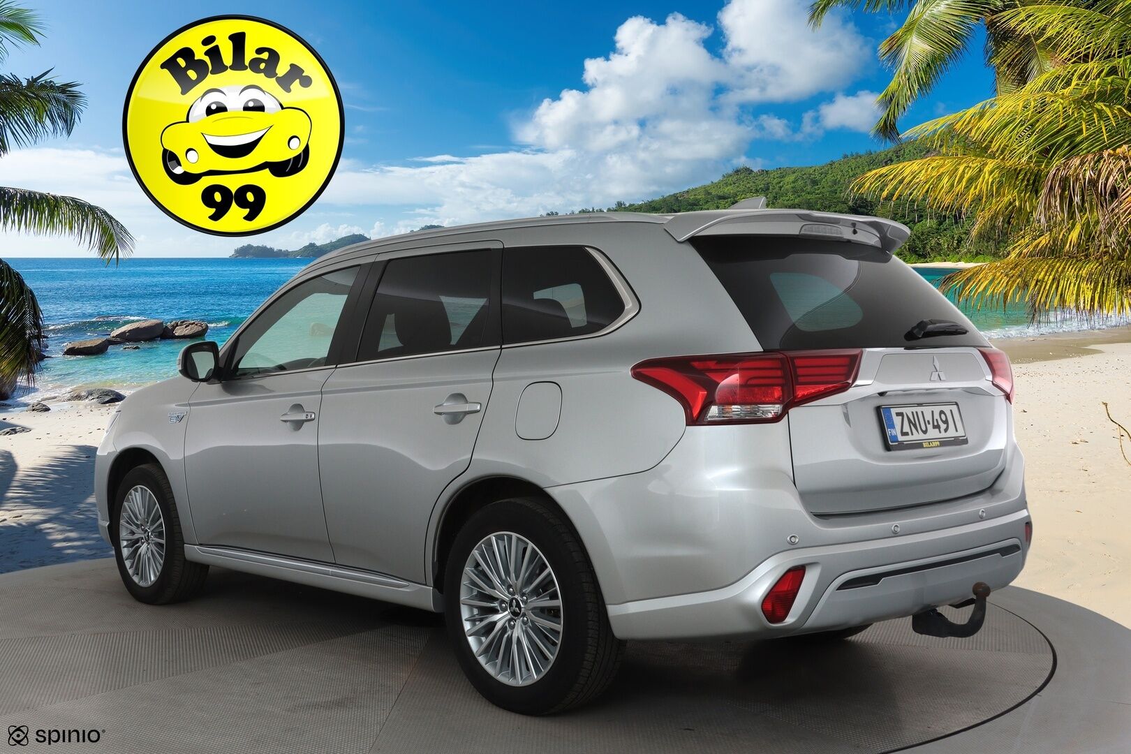 Mitsubishi Outlander PHEV 2019 Instyle 4WD 5P **Vakkari / P.kamera / Timanttinahat / Sähköpenkki / Koukku / LED** - irroitettava koukku / 2x renkaat aluvantein - HULLUT JOULUT KORKOTARJOUS 2,49% 