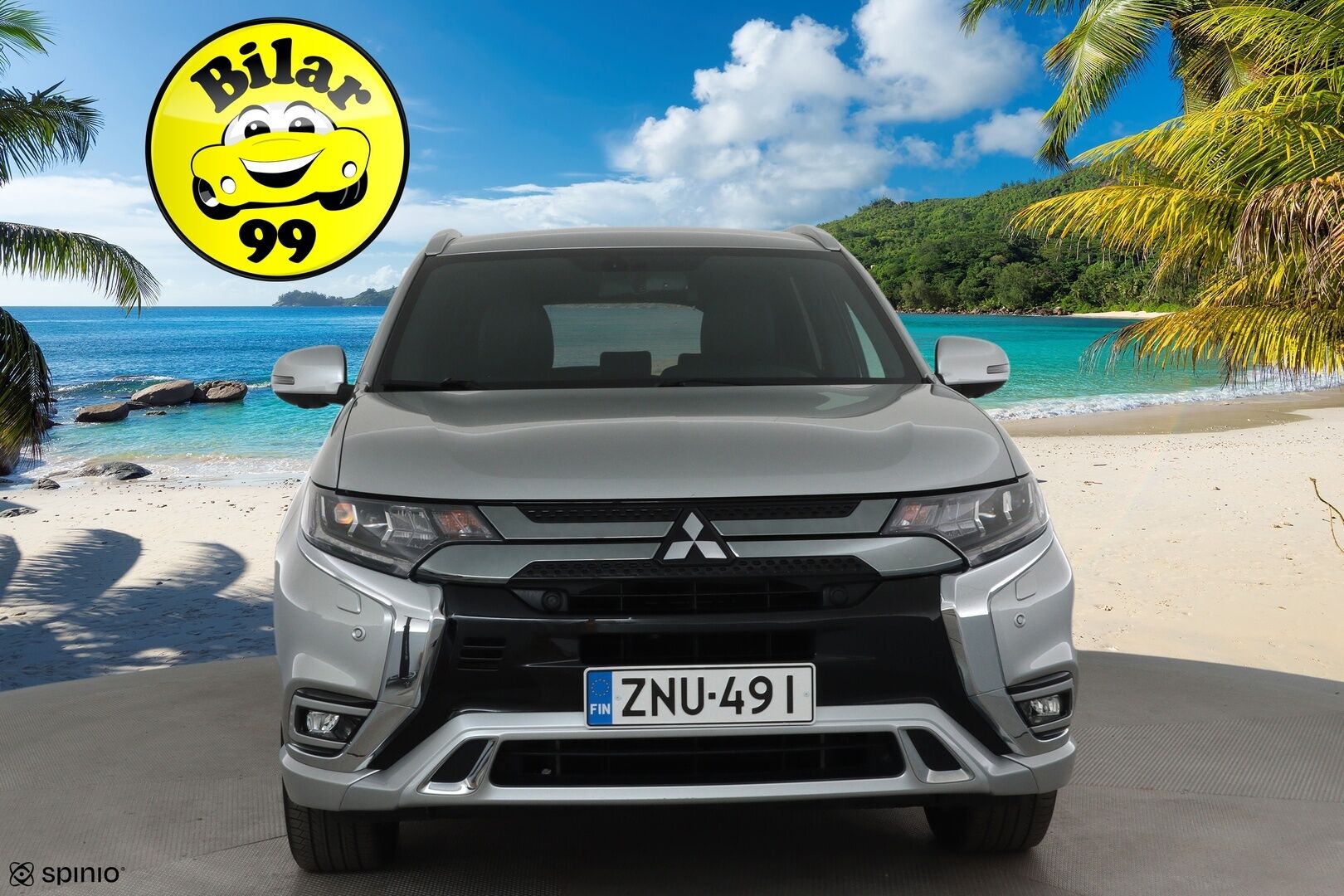 Mitsubishi Outlander PHEV 2019 Instyle 4WD 5P **Vakkari / P.kamera / Timanttinahat / Sähköpenkki / Koukku / LED** - irroitettava koukku / 2x renkaat aluvantein