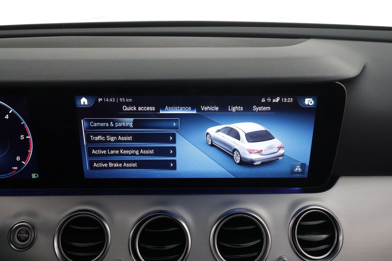 Mercedes-Benz E 2022 220 d 4MATIC A Business Avantgarde * Distronic+ / 360° / Multibeam / Webasto / Koukku / Widescreen / KeylessGo / Navi * - Suomi-auto / Kahdet renkaat aluvanteilla / Merkkihuollettu 