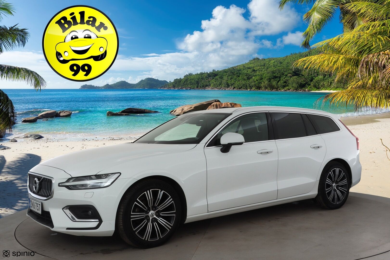 Volvo V60 2022 B3 MHEV Business Inscription Edition DCT aut * ACC / P.Kamera / Full LED / Navi / Webasto / Muistipenkki / Nahat * - 1.Om Suomi-auto / Kahdet renkaat aluvanteilla / Merkkihuollettu