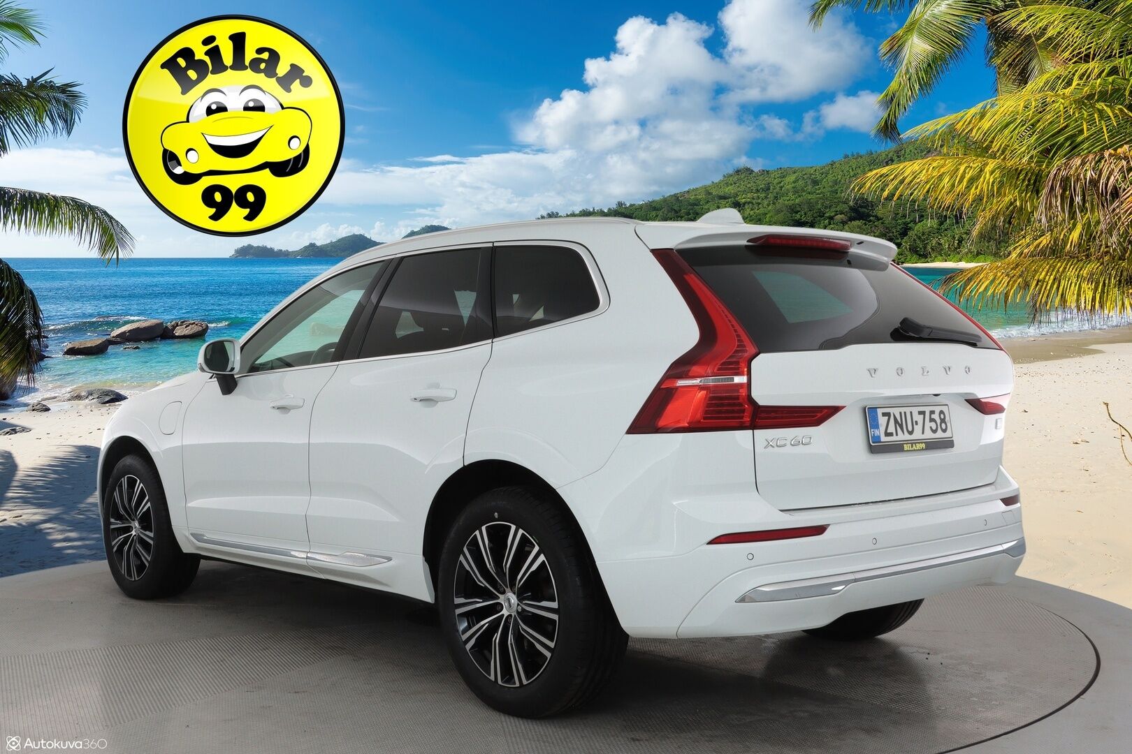 Volvo XC60 2022 T8 TwE AWD Business Inscription aut **Panorama / Webasto / Koukku / Adapt.Vakkari / P.kamera / Sporttipenkki Muistilla** - 3,99 % KORKOTARJOUS TÄHÄN AUTOON - 1.Om Suomi-auto / Akku kuntotarkastettu / LED-valot / Kaistavahti / Google Maps / KeylessGO / 2x Renkaat