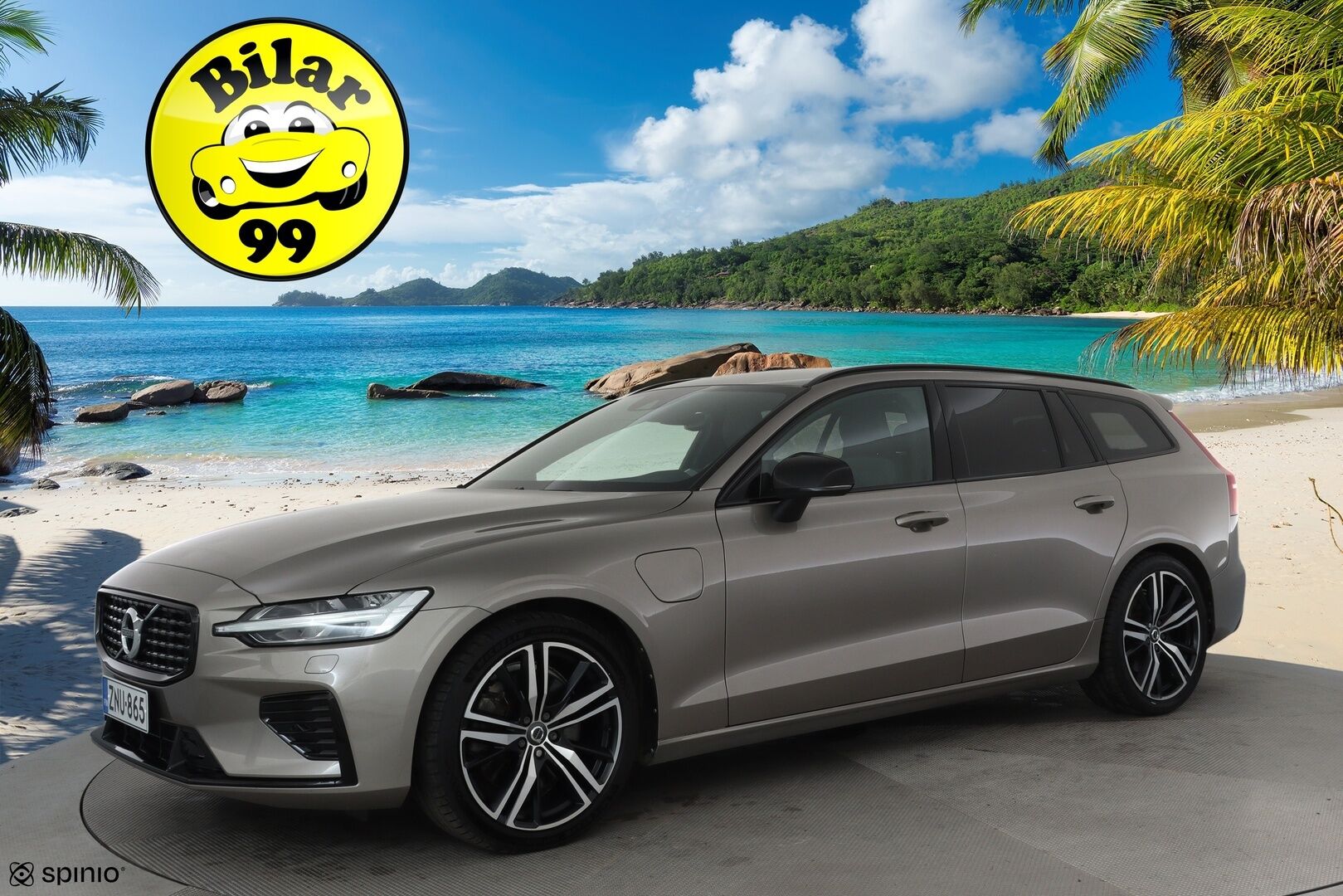 Volvo V60 2022 T6 TwE AWD Business R-Design aut - Webasto / Adapt.Vakkari / Harman&Kardon / Peruutuskamera / Vetokoukku / Navi / Nahkasisusta / Merkkihuollot / Supervarusteltu! - Osta nyt, maksa vasta ensi vuonna