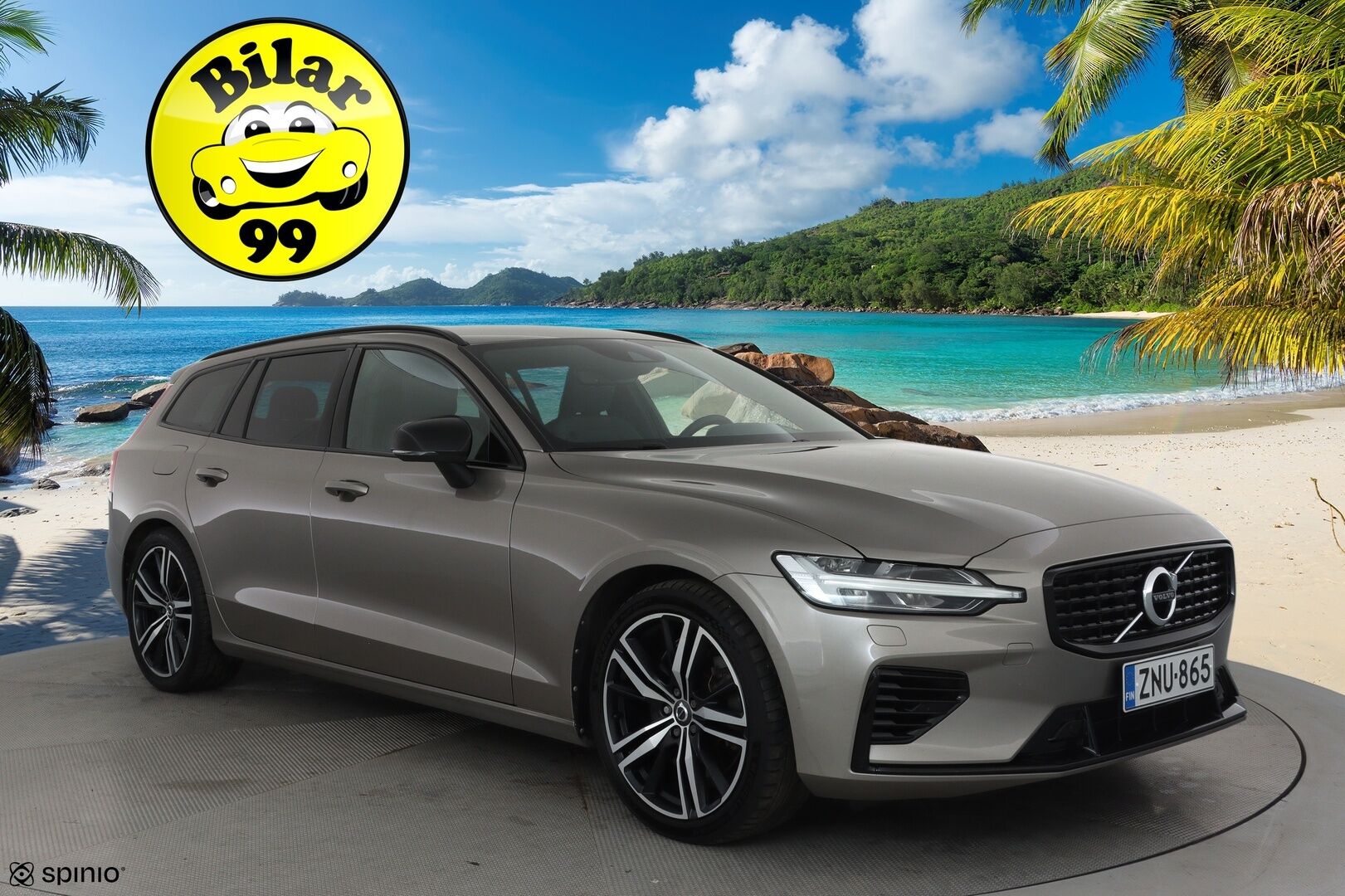 Volvo V60 2022 T6 TwE AWD Business R-Design aut - Webasto / Adapt.Vakkari / Harman&Kardon / Peruutuskamera / Vetokoukku / Navi / Nahkasisusta / Merkkihuollot / Supervarusteltu! - Osta nyt, maksa vasta ensi vuonna