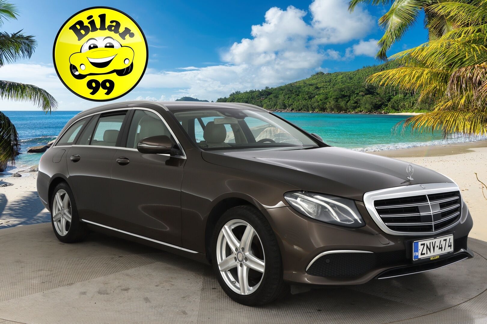 Mercedes-Benz E 2017 E 220 d Farmari / * Burmester / Vetokoukku / Widescreen / P-kamera / Digimittariso / Navi / - * Vakionopeudensäädin / Pysäköintiavustin / Sähkötoiminen takaluukku / KeyLessGo-avaimeton käynnistys*