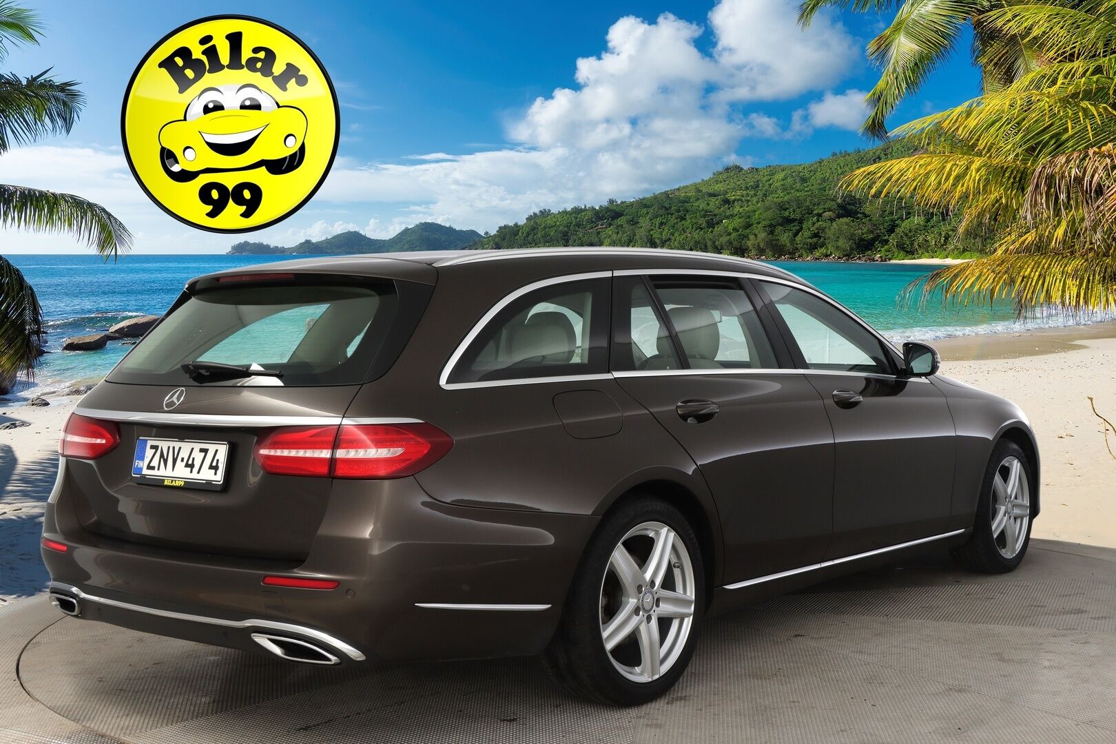 Mercedes-Benz E 2017 E 220 d Farmari / * Burmester / Vetokoukku / Widescreen / P-kamera / Digimittariso / Navi / - * Vakionopeudensäädin / Pysäköintiavustin / Sähkötoiminen takaluukku / KeyLessGo-avaimeton käynnistys*