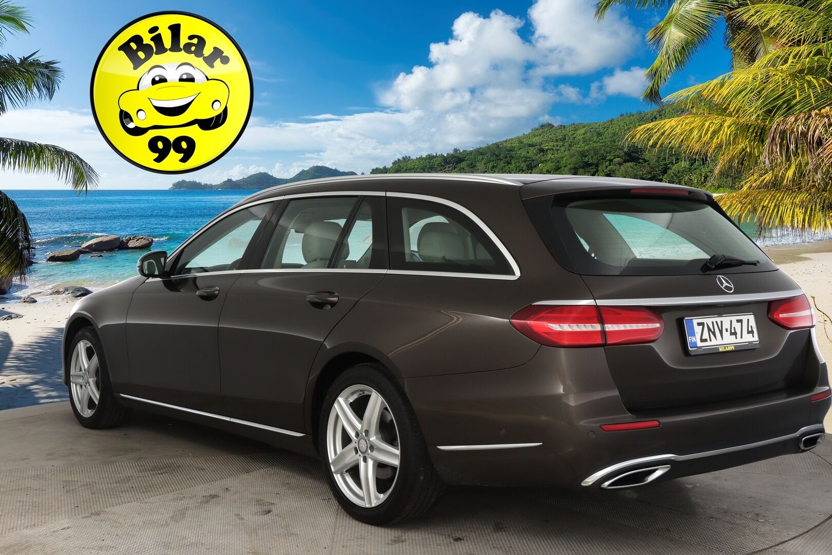 Mercedes-Benz E 2017 E 220 d Farmari / * Burmester / Vetokoukku / Widescreen / P-kamera / Digimittariso / Navi / - * Vakionopeudensäädin / Pysäköintiavustin / Sähkötoiminen takaluukku / KeyLessGo-avaimeton käynnistys*