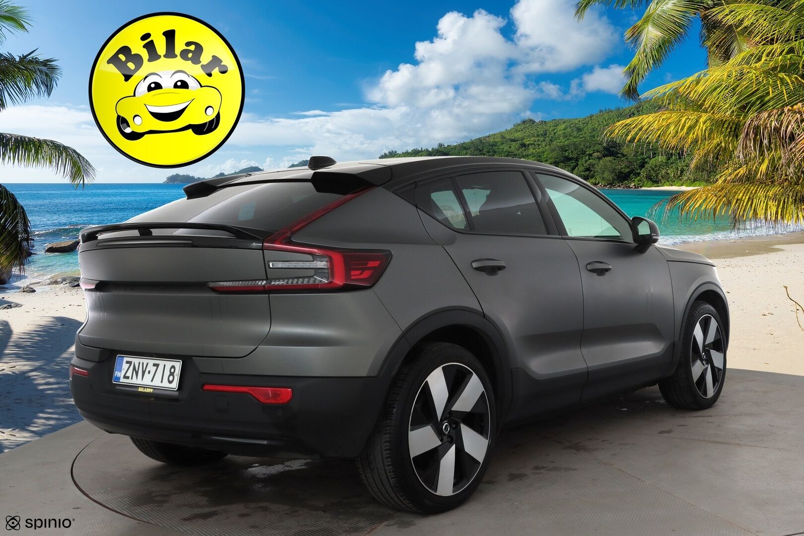 Volvo C40 2022 Recharge Twin Business Launch Edition aut - | ACC | ILP | Koukku | Lasikatto | Pixel-LED | H/K | Muistipenkki | 360-Kamera | Ratinlämmitys | Suomi-auto | Kahdet Renkaat |