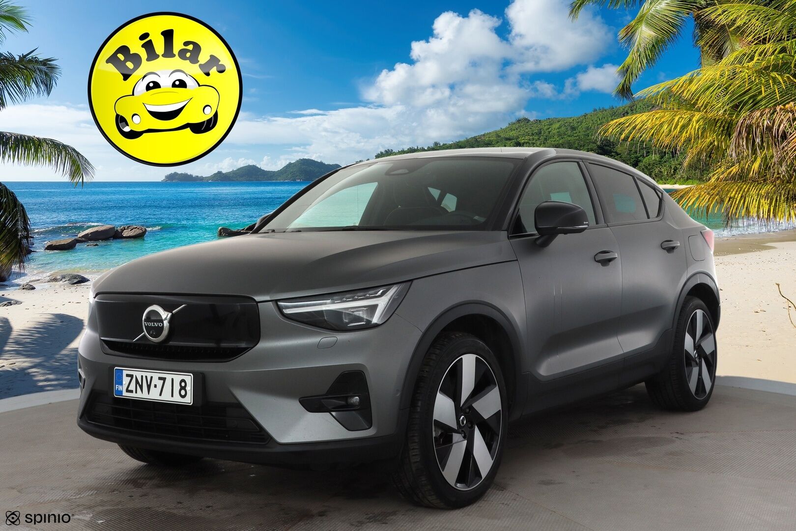 Volvo C40 2022 Recharge Twin Business Launch Edition aut - | ACC | ILP | Koukku | Lasikatto | Pixel-LED | H/K | Muistipenkki | 360-Kamera | Ratinlämmitys | Suomi-auto | Kahdet Renkaat |