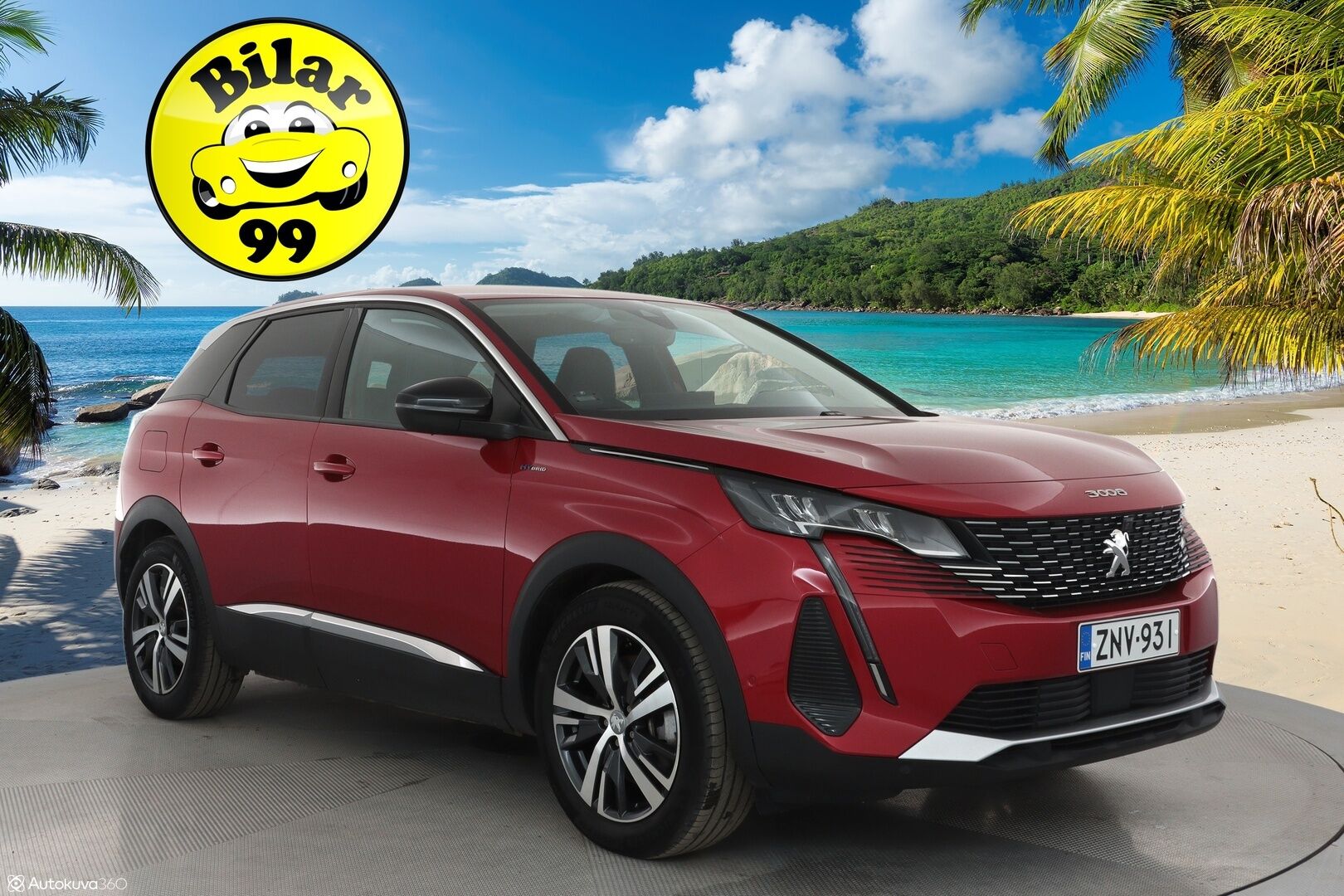 Peugeot 3008 2022 Allure Pack Anniversary Hybrid 225 EAT8-automaatti - Suomiauto / Adapt.Vakkari / Peruutuskamera / LED Technology / Apple&Android / KeylessGo / BLIS / Navi!
