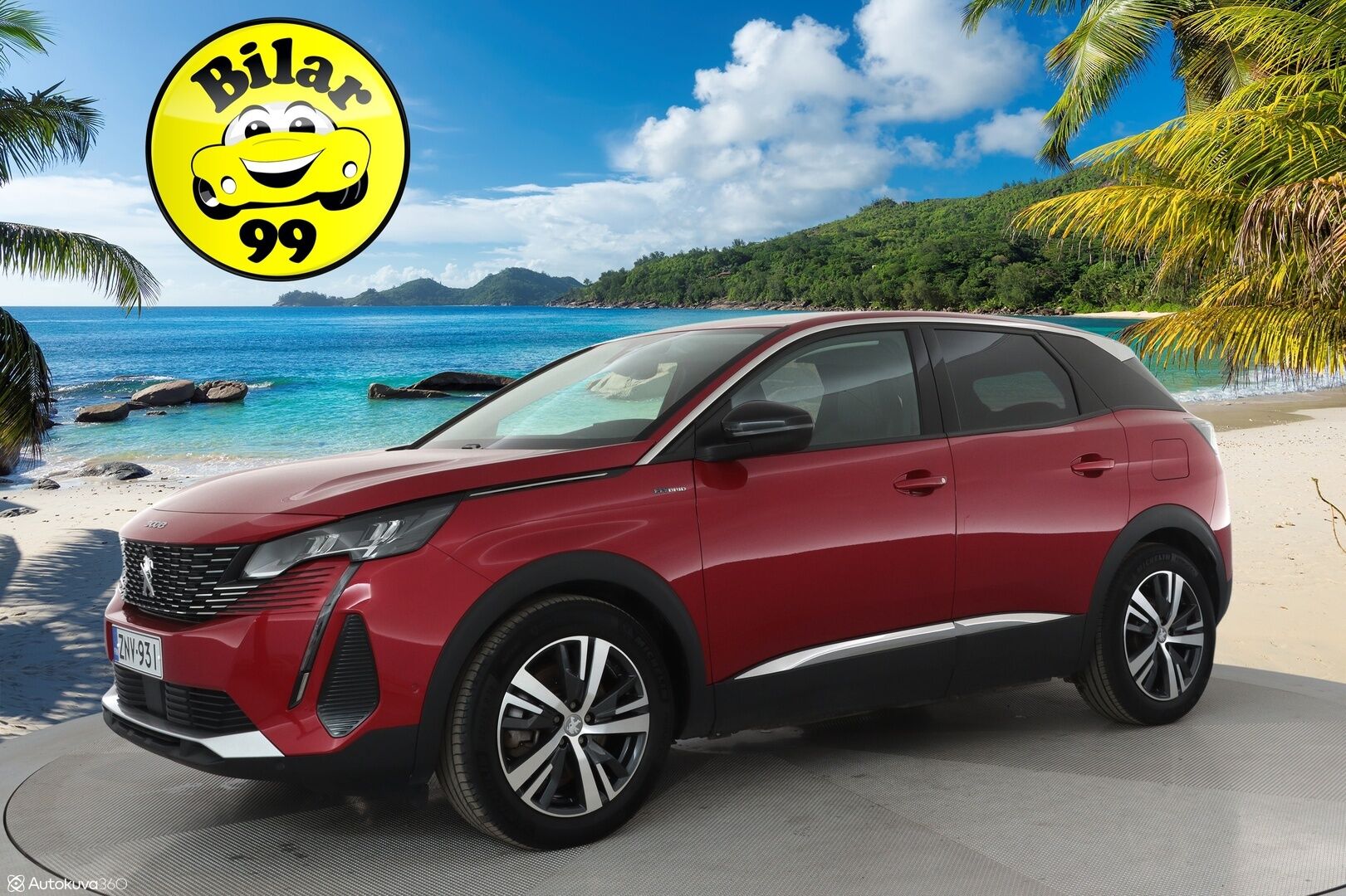 Peugeot 3008 2022 Allure Pack Anniversary Hybrid 225 EAT8-automaatti - Suomiauto / Adapt.Vakkari / Peruutuskamera / LED Technology / Apple&Android / KeylessGo / BLIS / Navi!