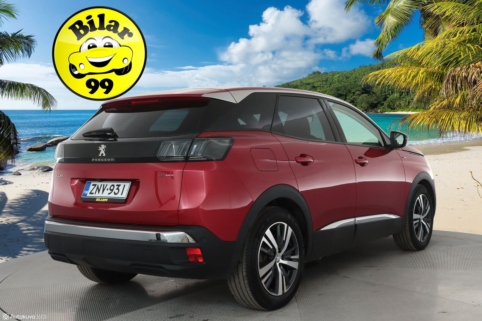 Peugeot 3008 2022 Allure Pack Anniversary Hybrid 225 EAT8-automaatti - Suomiauto / Adapt.Vakkari / Peruutuskamera / LED Technology / Apple&Android / KeylessGo / BLIS / Navi!