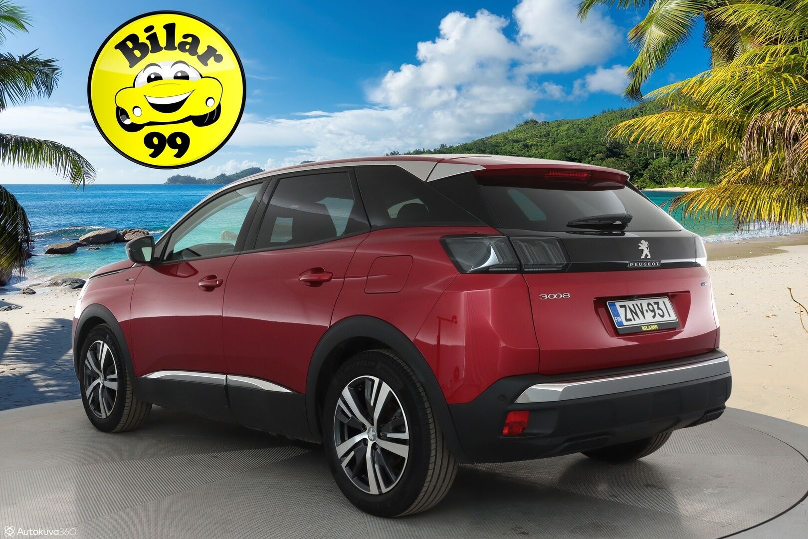 Peugeot 3008 2022 Allure Pack Anniversary Hybrid 225 EAT8-automaatti - Suomiauto / Adapt.Vakkari / Peruutuskamera / LED Technology / Apple&Android / KeylessGo / BLIS / Navi!