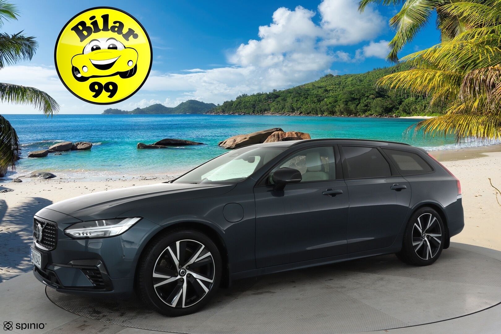 Volvo V90 2022 T8 AWD Long Range High Performance R-Design aut **Panorama / 360° / HUD / Adapt.Vakkari / Sporttinahat Muistilla / - 3,99 % KORKOTARJOUS TÄHÄN AUTOON - Suomi-auto / Kahdet Renkaat / Huippu Varusteet!