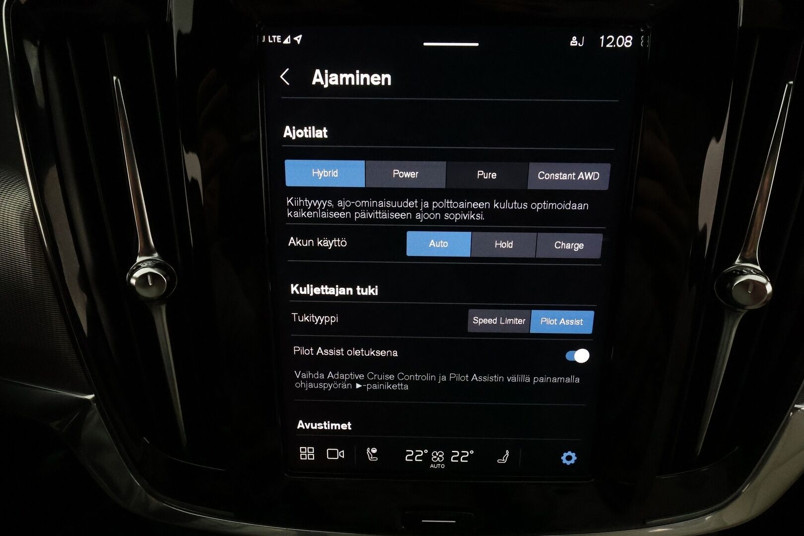 Volvo V90 2022 T8 AWD Long Range High Performance R-Design aut **Panorama / 360° / HUD / Adapt.Vakkari / Sporttinahat Muistilla / - 3,99 % KORKOTARJOUS TÄHÄN AUTOON - Suomi-auto / Kahdet Renkaat / Huippu Varusteet!