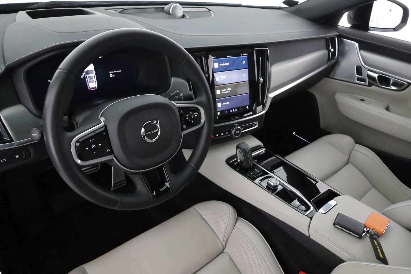 Volvo V90 2022 T8 AWD Long Range High Performance R-Design aut **Panorama / 360° / HUD / Adapt.Vakkari / Sporttinahat Muistilla / - 3,99 % KORKOTARJOUS TÄHÄN AUTOON - Suomi-auto / Kahdet Renkaat / Huippu Varusteet!