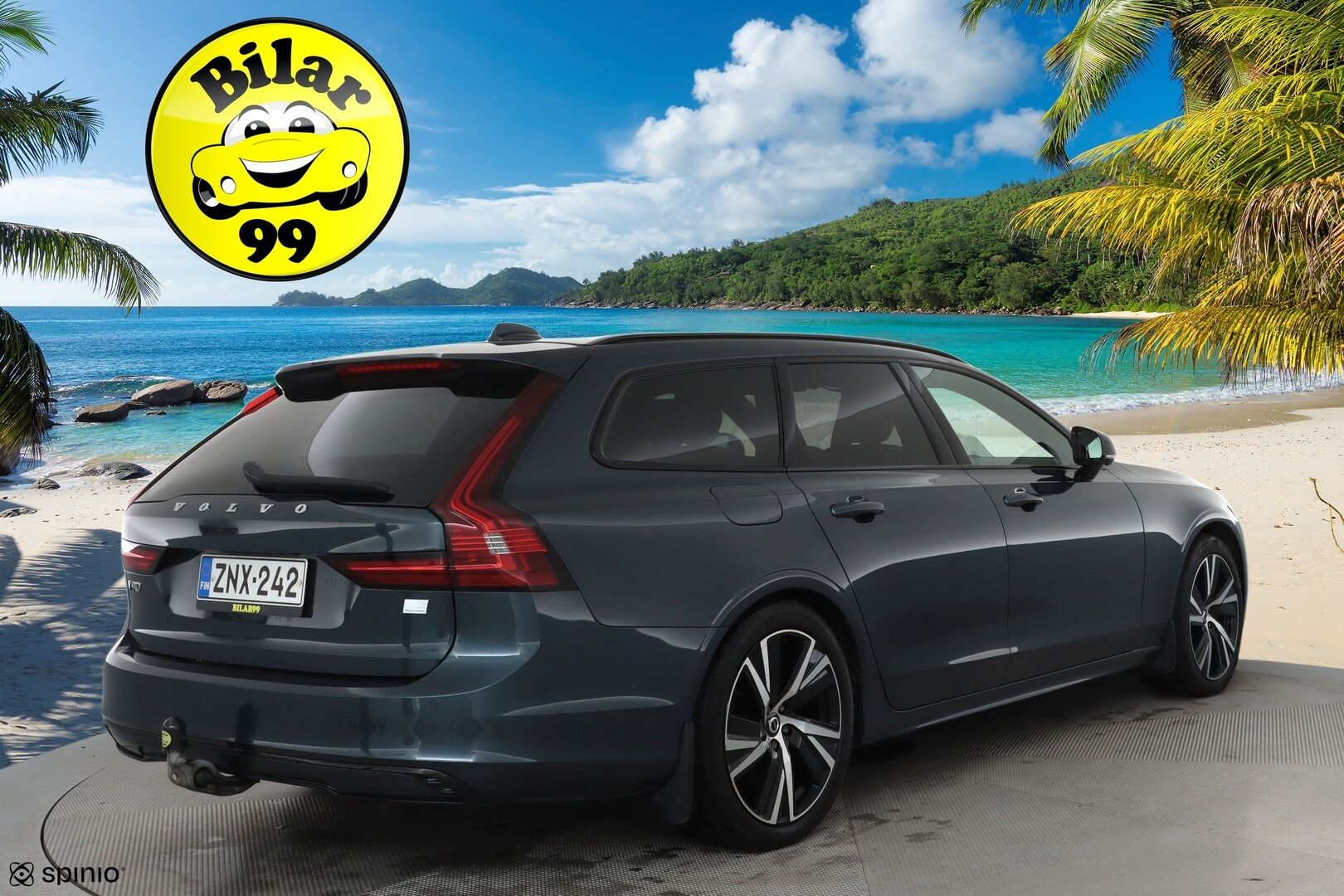 Volvo V90 2022 T8 AWD Long Range High Performance R-Design aut **Panorama / 360° / HUD / Adapt.Vakkari / Sporttinahat Muistilla / - 3,99 % KORKOTARJOUS TÄHÄN AUTOON - Suomi-auto / Kahdet Renkaat / Huippu Varusteet!