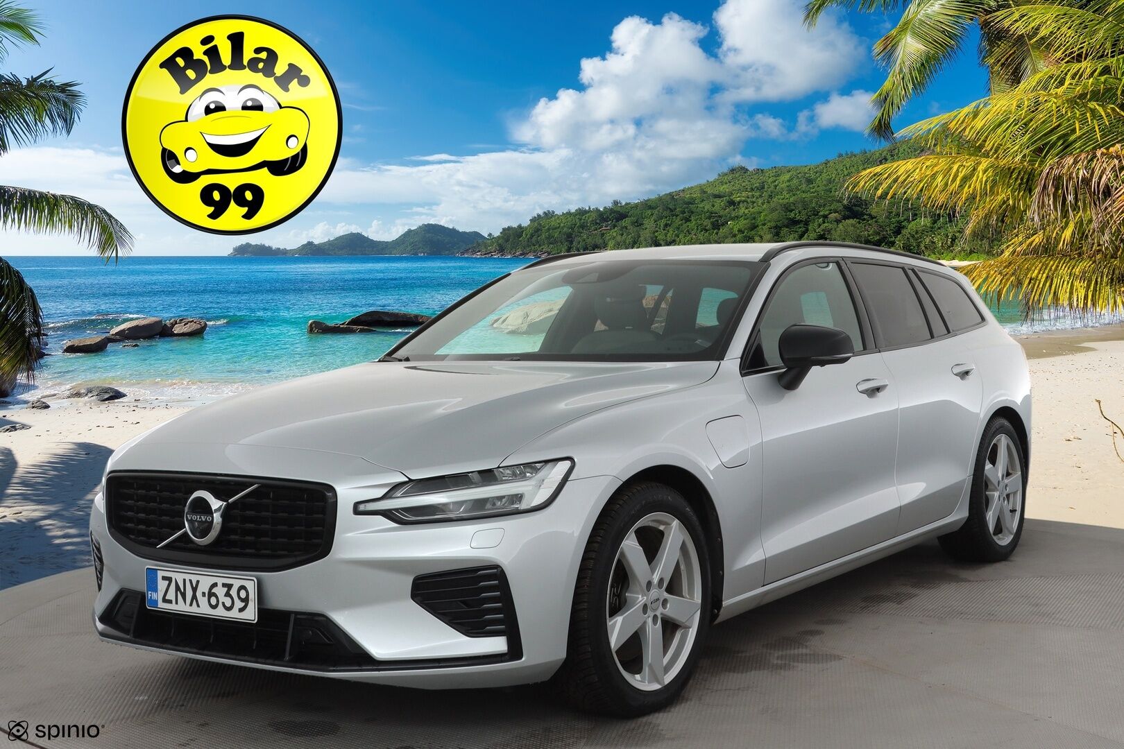 Volvo V60 2022 T6 AWD Long Range R-Design Edition aut * Koukku / ACC / Full-LED / 360 / Sportnahat Muistilla /  Lisälämmitin / Keyless * - 1-om Suomi-auto / 2x Latauskaapelit / Merkkihuollot