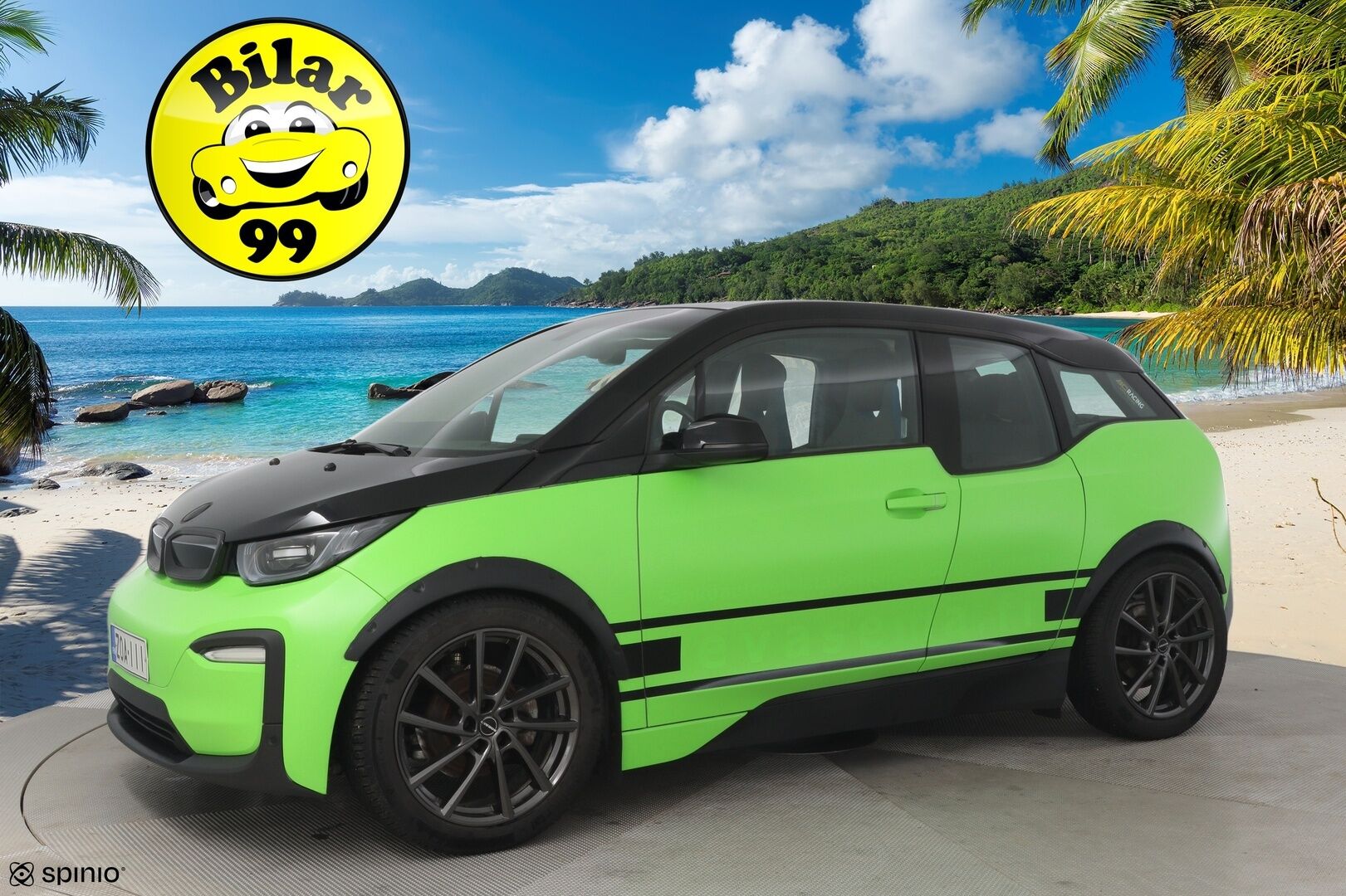 BMW i3 2019 120Ah *ILP / Vakkari / BC alusta / LED / P-kamera / Navi* - *2x renkaat 19" vanteilla / Saatavilla Bilar-Turva / Näyttävä!* - HULLU BLACKWEEK KORKOTARJOUS 2,49%