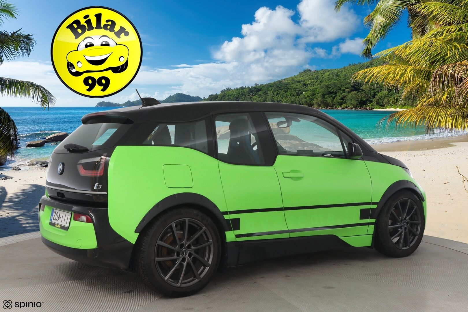 BMW i3 2019 120Ah *ILP / Vakkari / BC alusta / LED / P-kamera / Navi* - *2x renkaat 19" vanteilla / Saatavilla Bilar-Turva / Näyttävä!* - HULLU BLACKWEEK KORKOTARJOUS 2,49%