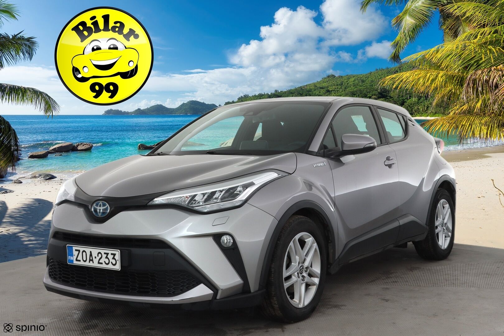 Toyota C-HR 2022 1,8 Hybrid Active * ACC / LED / P.Kamera / Kaistavahti / Navi / Keyless * - Suomi-auto / Kahdet renkaat - HULLUT AVAJAISHULINAT KORKOTARJOUS 3,29 %