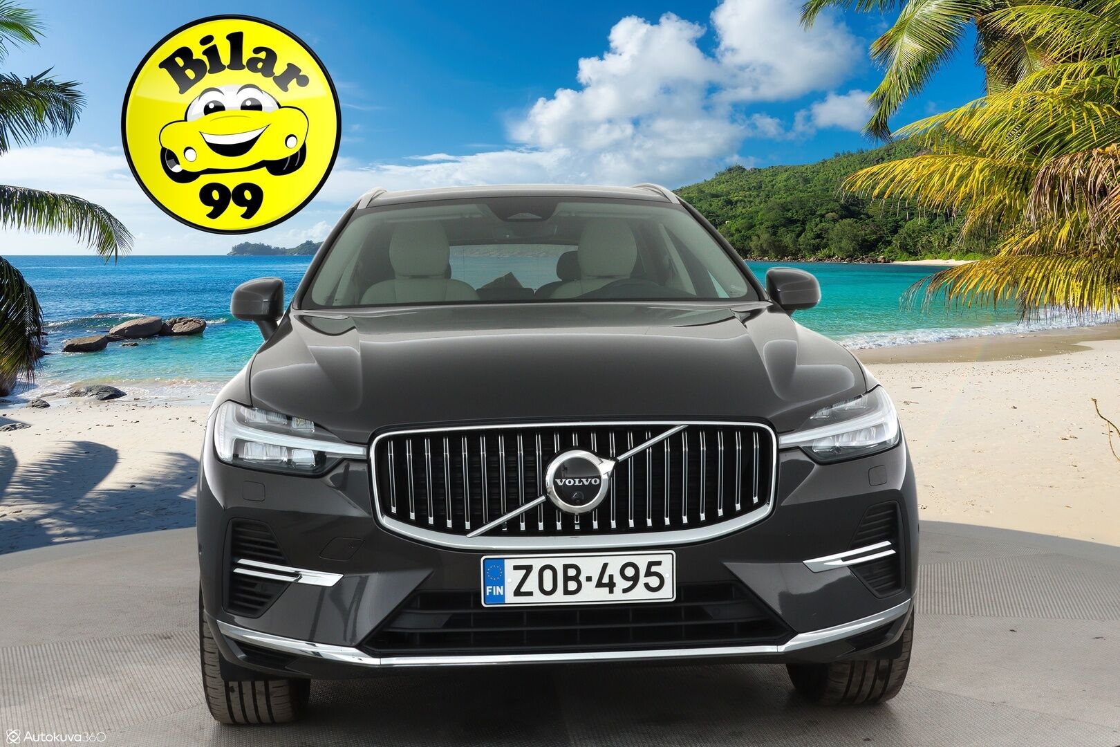 Volvo XC60 2022 T6 AWD Long Range Inscription Edition aut - 3,99 % KORKOTARJOUS TÄHÄN AUTOON - 1Om Suomiauto / Facelift / Harman&Kardon / Panorama / Adapt.Vakkari / 360-Kamera / Vaalea Nahkasisusta / Lämm.Tuulilasi / Isompi Range!