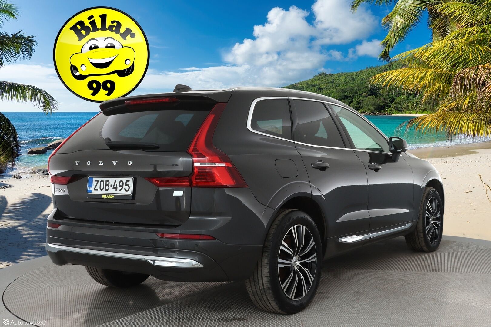 Volvo XC60 2022 T6 AWD Long Range Inscription Edition aut - 3,99 % KORKOTARJOUS TÄHÄN AUTOON - 1Om Suomiauto / Facelift / Harman&Kardon / Panorama / Adapt.Vakkari / 360-Kamera / Vaalea Nahkasisusta / Lämm.Tuulilasi / Isompi Range!