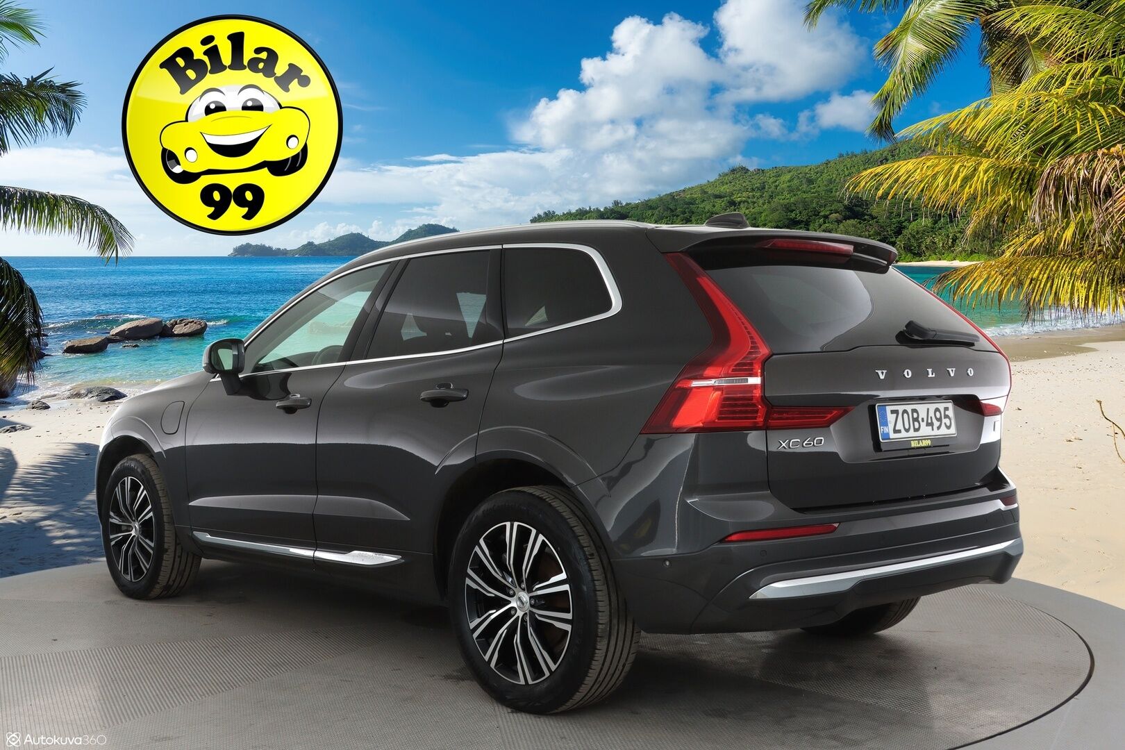 Volvo XC60 2022 T6 AWD Long Range Inscription Edition aut - 3,99 % KORKOTARJOUS TÄHÄN AUTOON - 1Om Suomiauto / Facelift / Harman&Kardon / Panorama / Adapt.Vakkari / 360-Kamera / Vaalea Nahkasisusta / Lämm.Tuulilasi / Isompi Range!