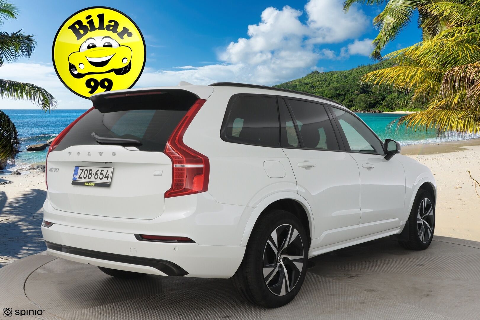 Volvo XC90 2022 T8 AWD Long Range High Performance R-Design aut / 1.OM / Suomi auto / 7p* - 2,99 % KORKOTARJOUS TÄHÄN AUTOON 14.9. ASTI! - Harman & Kardon / Webasto / Koukku / ACC / BLIS / Keyless Go / P-kamera / tutkat