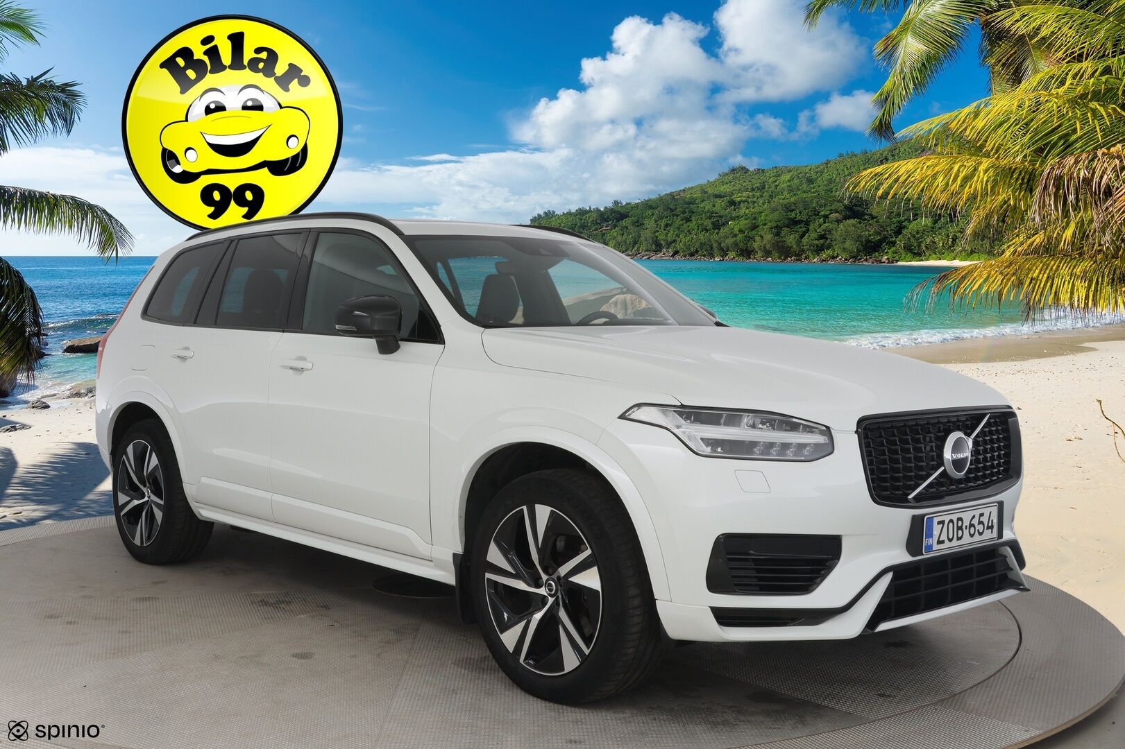 Volvo XC90 2022 T8 AWD Long Range High Performance R-Design aut / 1.OM / Suomi auto / 7p* - 2,99 % KORKOTARJOUS TÄHÄN AUTOON 14.9. ASTI! - Harman & Kardon / Webasto / Koukku / ACC / BLIS / Keyless Go / P-kamera / tutkat