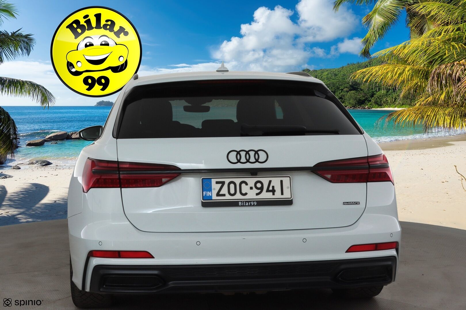 Audi A6 2020 Avant Business Sport 55 TFSI e quattro S tronic S-Line * ACC / 360° / Hierovat&ilmastoidut nahat / Matrix LED * - KeylessGo / Muistipenkit / Kahdet renkaat aluvanteilla / Huippuvarusteet