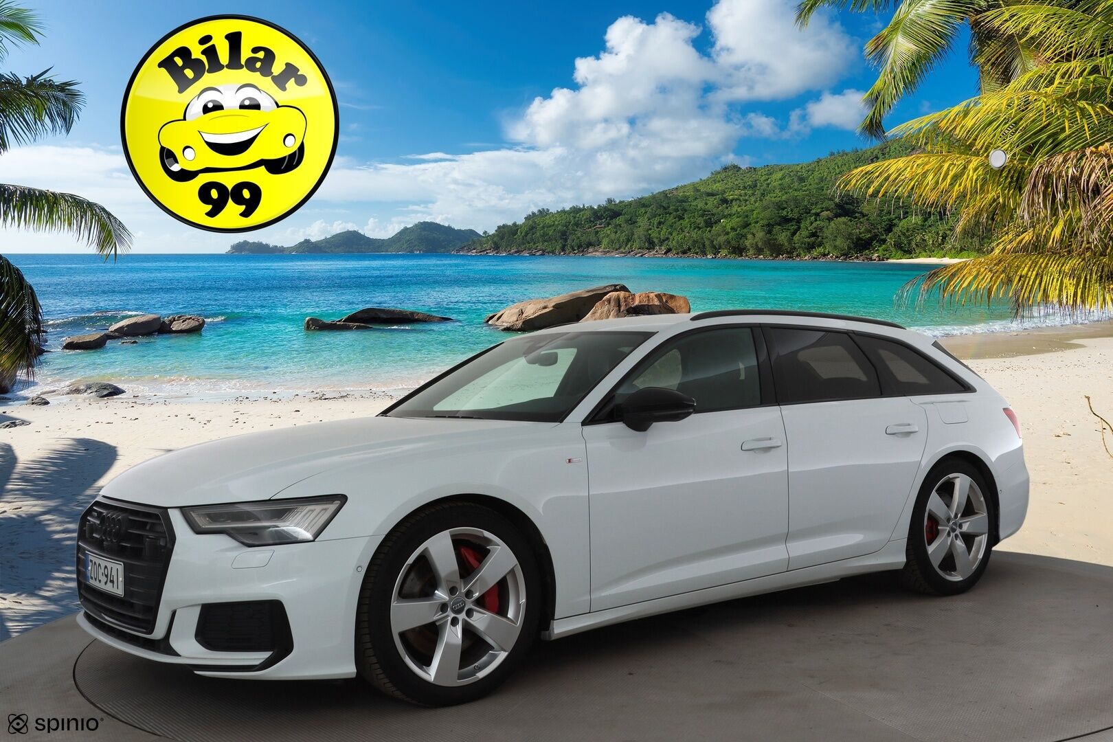 Audi A6 2020 Avant Business Sport 55 TFSI e quattro S tronic S-Line * ACC / 360° / Hierovat&ilmastoidut nahat / Matrix LED * - KeylessGo / Muistipenkit / Kahdet renkaat aluvanteilla / Huippuvarusteet