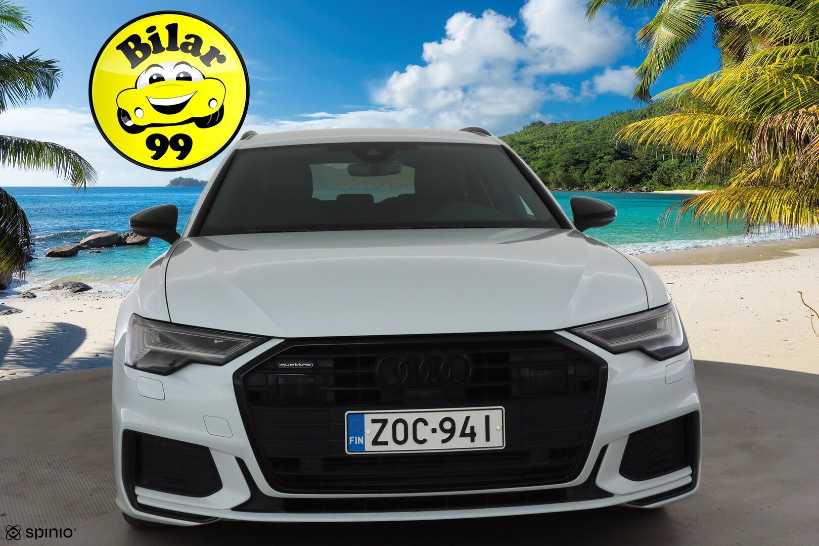 Audi A6 2020 Avant Business Sport 55 TFSI e quattro S tronic S-Line * ACC / 360° / Hierovat&ilmastoidut nahat / Matrix LED * - KeylessGo / Muistipenkit / Kahdet renkaat aluvanteilla / Huippuvarusteet
