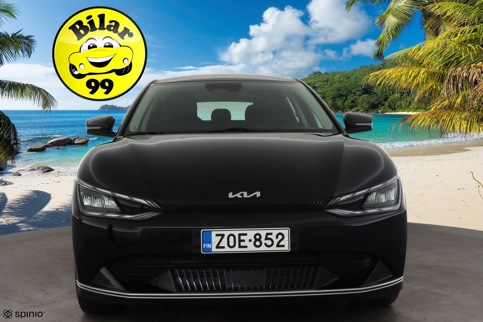 Kia EV6 2022 RWD 77 kWh 229 hv * ACC / P.kamera / ILP / Koukku / Muistipenkki / Nahat / Sähköluukku / KeylessGo * - Suomi-auto / Kahdet renkaat aluvanteilla