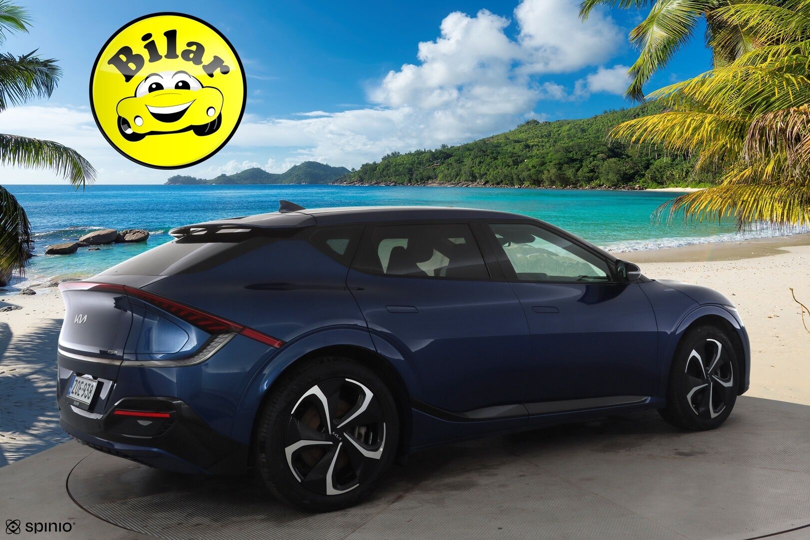 Kia EV6 2022 GT-Line AWD 77 kWh 325 hv - | ACC | ILP | Koukku | HUD | Meridian | Ilm. sähköpenkit | Muistipenkki | Nahka-alcantara | P.kamera | Ambient Light | Merkkihuollot | 1-om suomiauto |