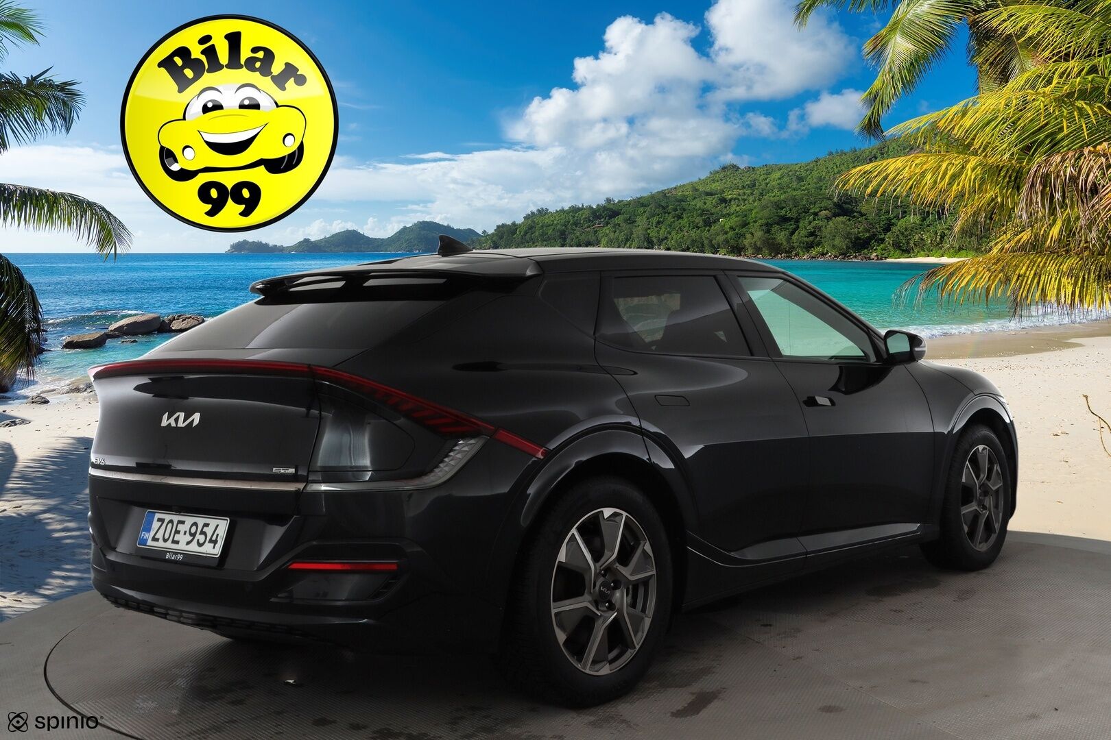 Kia EV6 2022 GT-Line AWD 77 kWh 325 hv * ACC / HUD / ILP / Meridian / P.kamera / Adapt.LED / Muistipenkki / Koukku / Ilmastoidut penkit * - Suomi-auto / Kahdet renkaat aluvanteilla / Merkkihuollettu / Juuri huollettu - HULLUT BLACKWEEK JATKOT - KORKOTARJOUS 2,49%