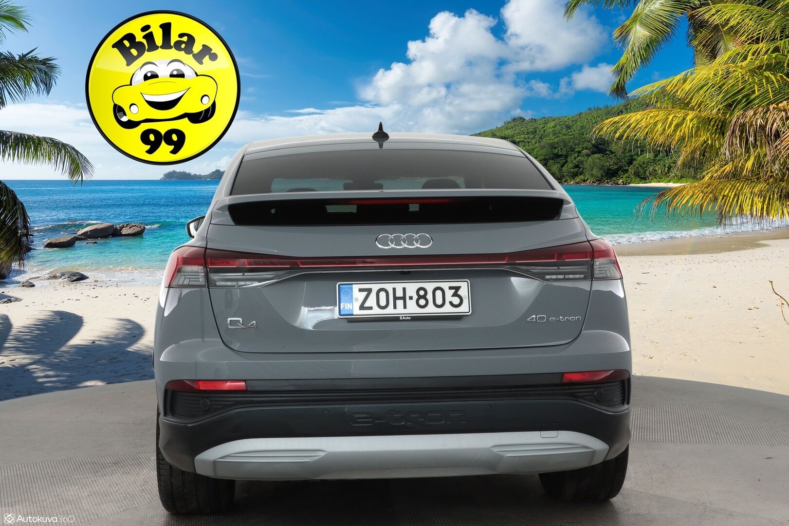 Audi Q4 e-tron 2022 40 Sportback ** Lämpöpumppu / Adapt.Vakkari / LED-valot / P.Kamera / Navi / Kaistavahti ** - Suomi-auto / Akku kuntotarkastettu / Kahdet Renkaat - HULLU BLACKWEEK KORKOTARJOUS 2,49%