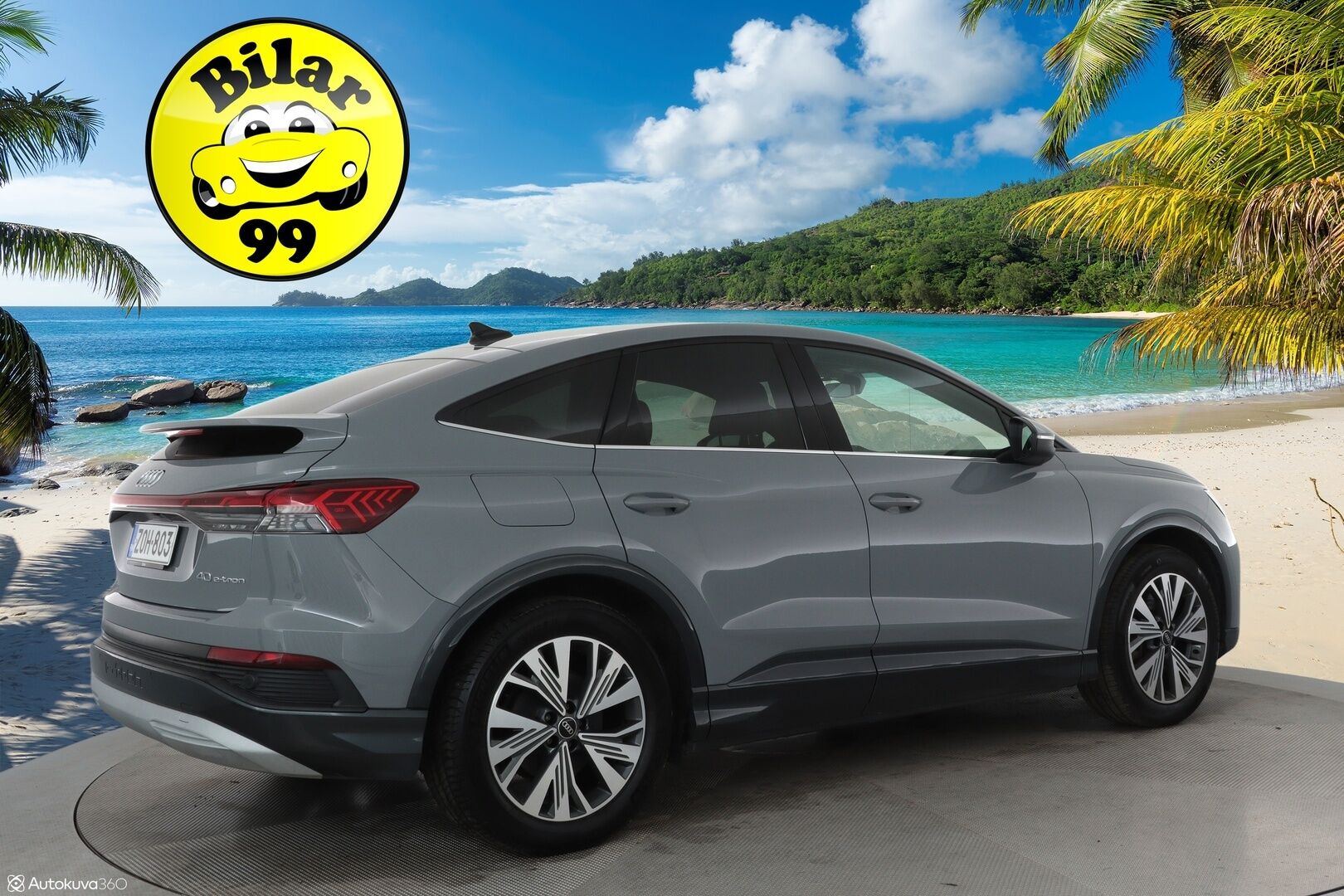 Audi Q4 e-tron 2022 40 Sportback ** Lämpöpumppu / Adapt.Vakkari / LED-valot / P.Kamera / Navi / Kaistavahti ** - Suomi-auto / Akku kuntotarkastettu / Kahdet Renkaat - HULLU BLACKWEEK KORKOTARJOUS 2,49%