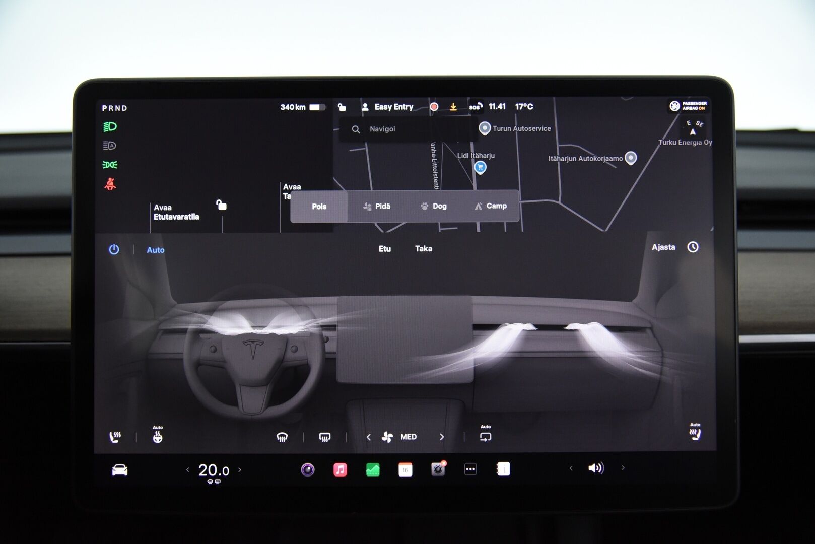 Tesla Model 3 2021 Long Range AWD Refresh / Lämpöpumppu / Matrix-LED / P-Kamera / 2x Renkaat ja Vanteet - Akku kuntotarkistettu! / Lasikatto / Premium Audio / Autopilot / Musta Nahkasisusta