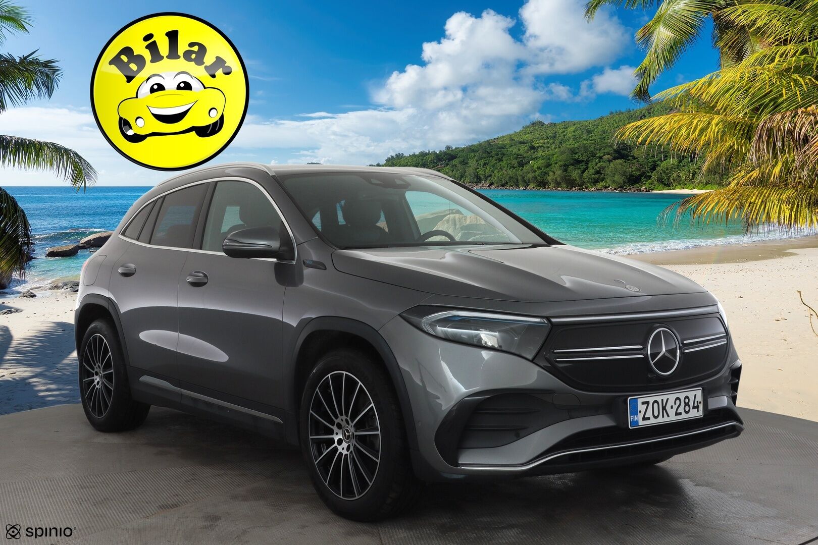 Mercedes-Benz EQA 2021 250 AMG - | Distronic+ | ILP | Koukku | Nahka-alcantara | Sporttipenkit | Widescreen | Ambient light | Nahka-alcantara | P.kamera | LED | BSM |