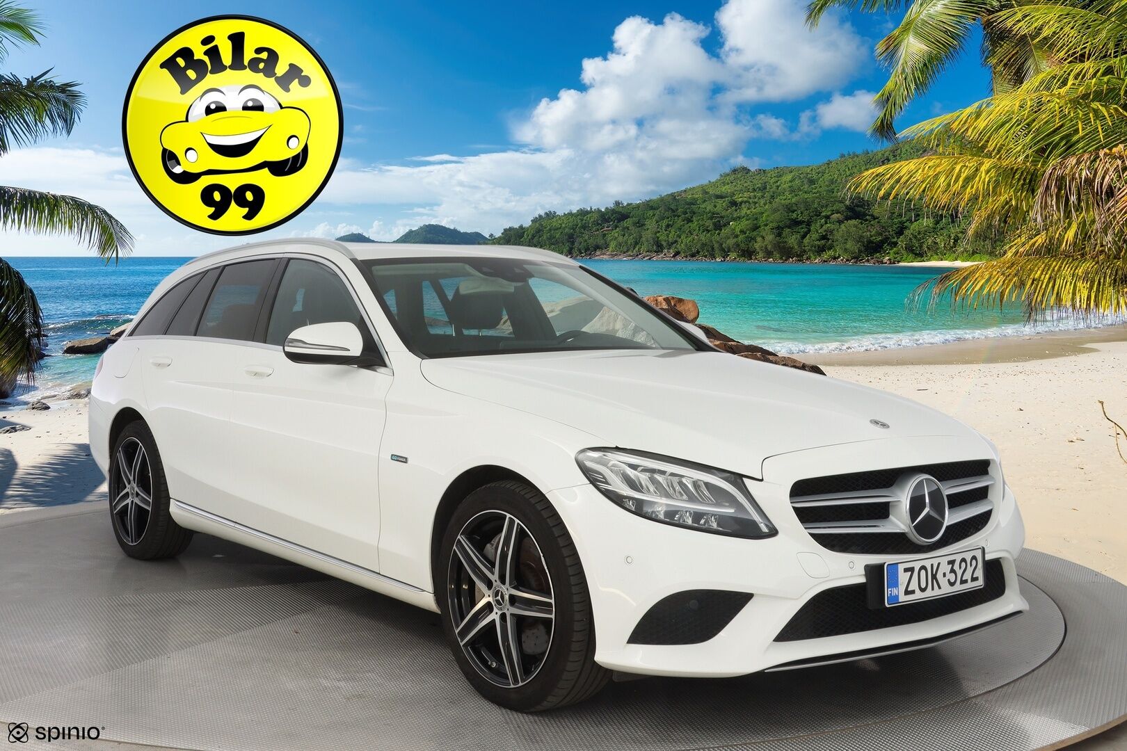 MERCEDES-BENZ C 2020 300de Avantgarde *ACC / HUD / Navi / Kamera / Koukku / Tutkat * - Kahdet Mersun vanteet / Juuri huollettu 9.25 / Säännöllinen huoltohistoria 