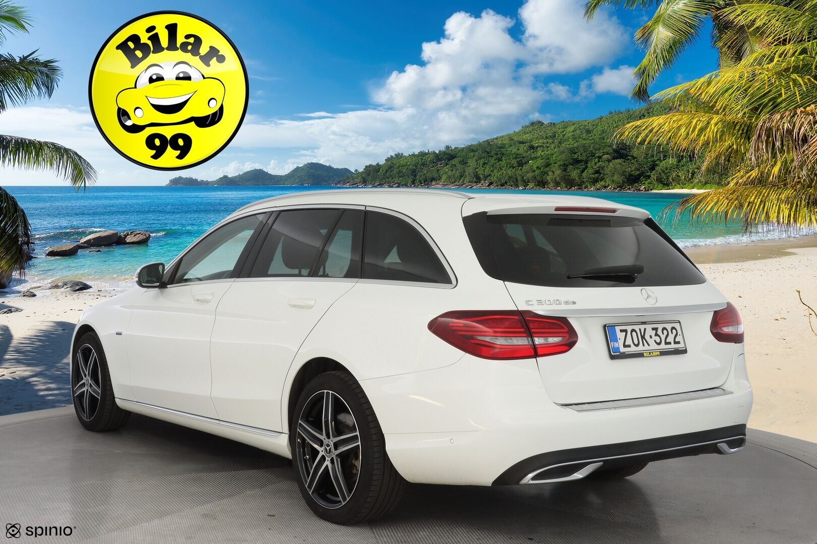 MERCEDES-BENZ C 2020 300de Avantgarde *ACC / HUD / Navi / Kamera / Koukku / Tutkat * - Kahdet Mersun vanteet / Juuri huollettu 9.25 / Säännöllinen huoltohistoria 