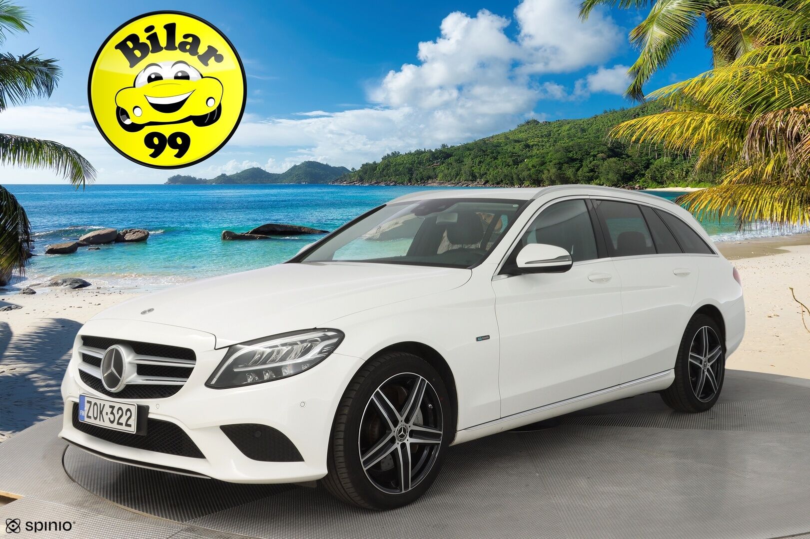 MERCEDES-BENZ C 2020 300de Avantgarde *ACC / HUD / Navi / Kamera / Koukku / Tutkat * - Kahdet Mersun vanteet / Juuri huollettu 9.25 / Säännöllinen huoltohistoria 