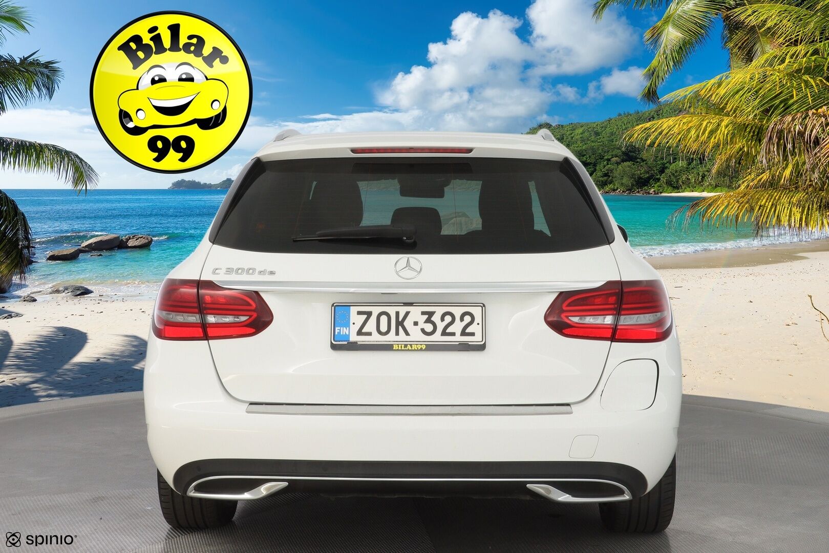 MERCEDES-BENZ C 2020 300de Avantgarde *ACC / HUD / Navi / Kamera / Koukku / Tutkat * - Kahdet Mersun vanteet / Juuri huollettu 9.25 / Säännöllinen huoltohistoria 